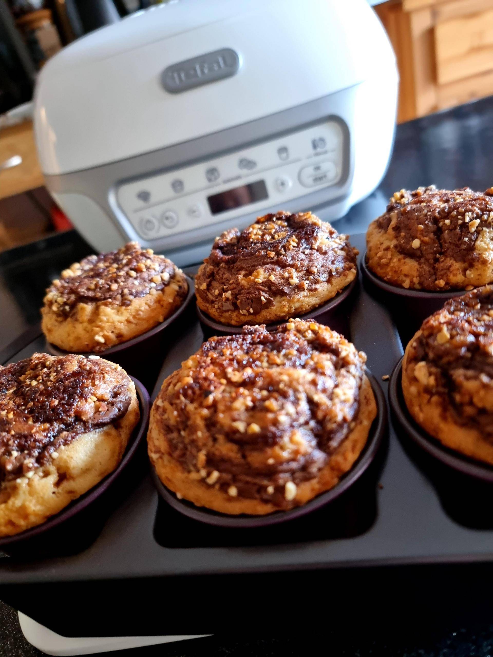 Muffins pralin et Nutella - Recette Cake Factory Délices | Tefal