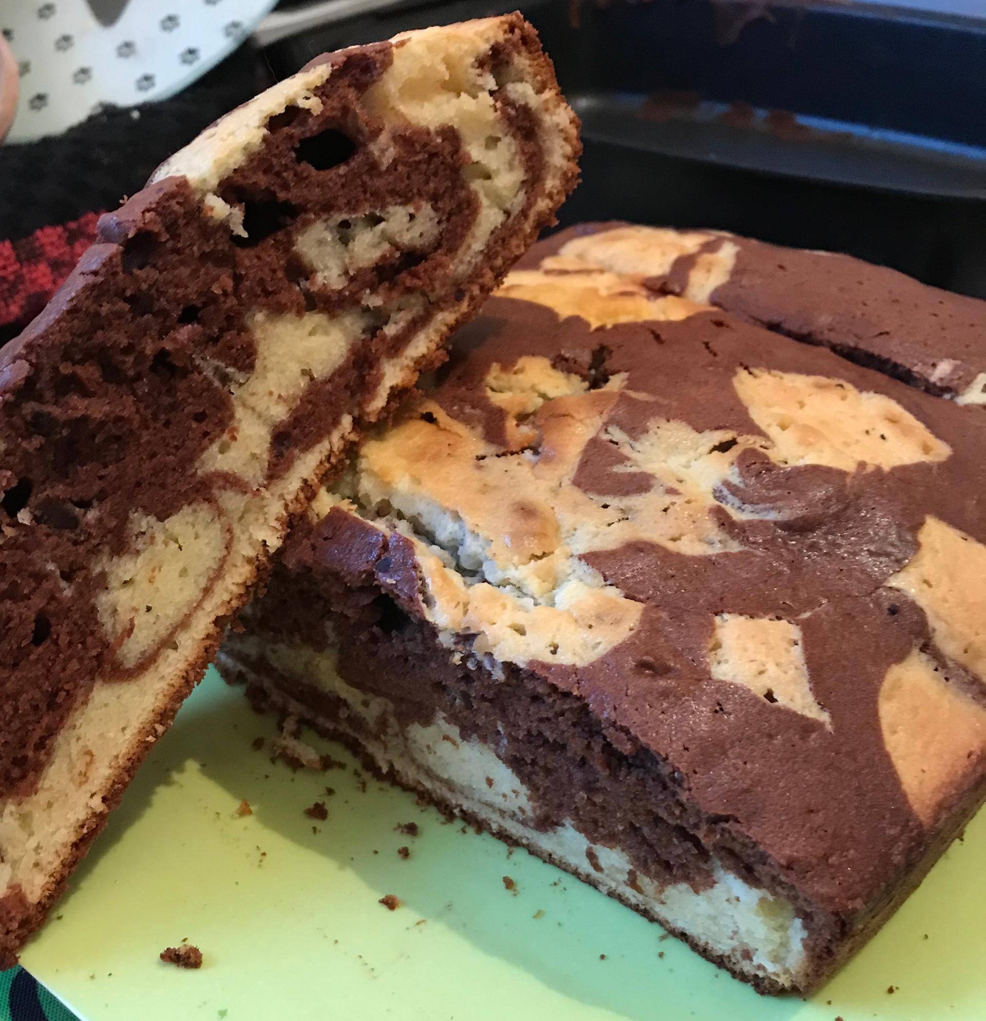 Marbré chocolat noir et blanc - Recette Cake Factory | Tefal