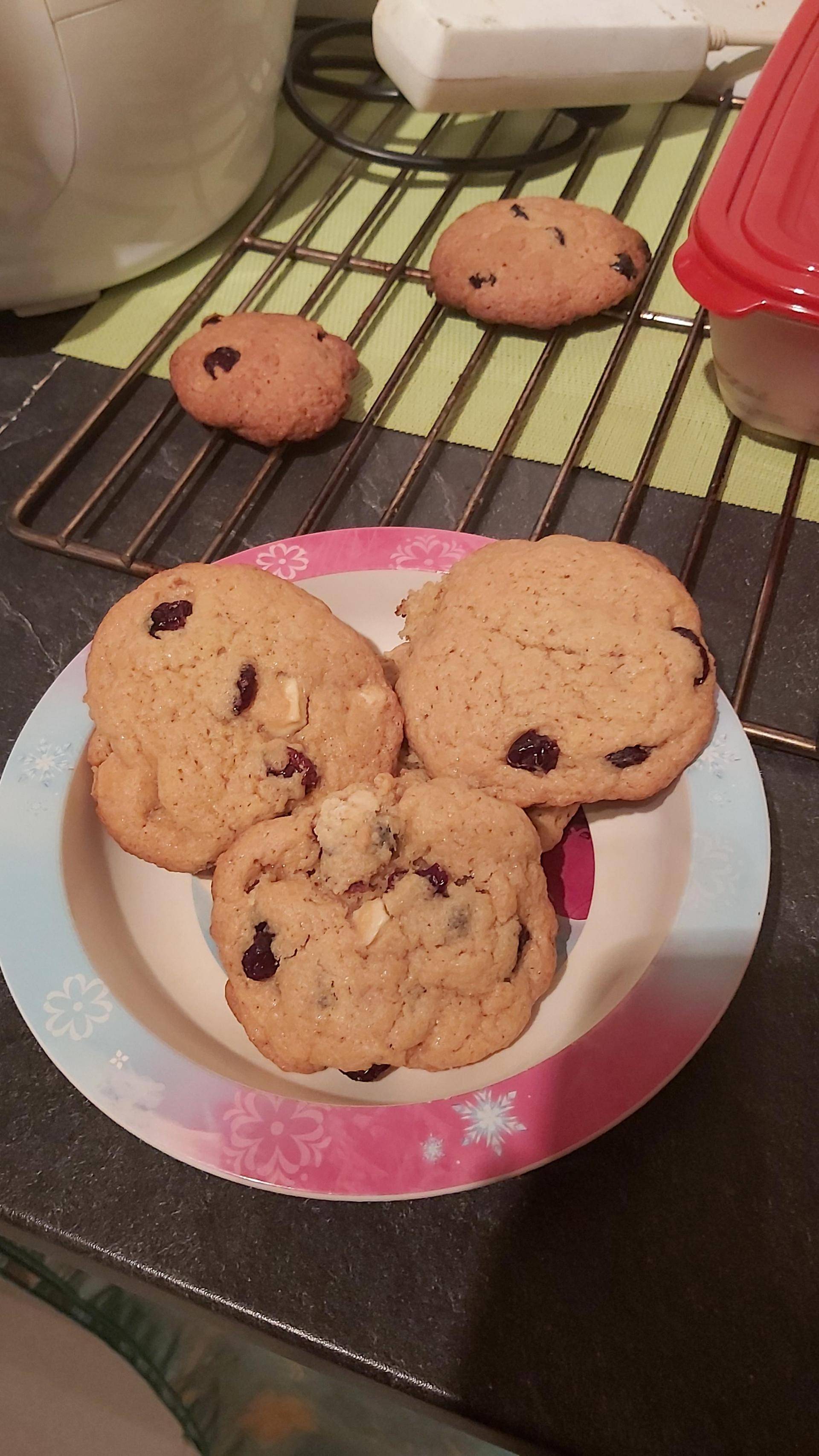 Cookie cramberies chocolat blanc - Recepten Cake Factory | Tefal