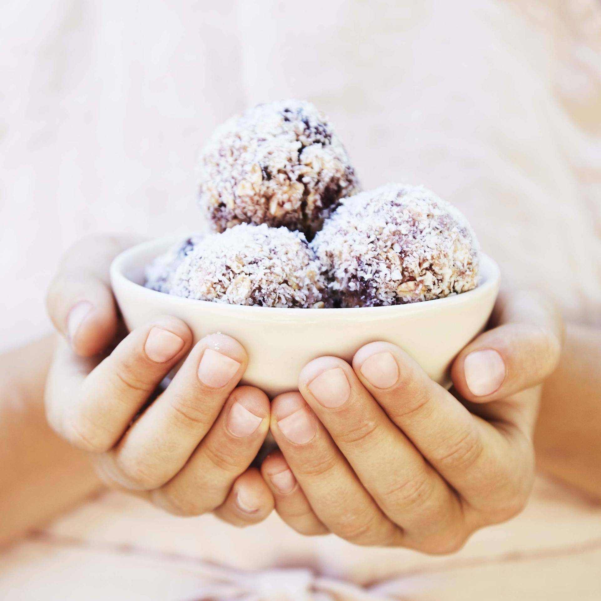 Balls de céréales aux canneberges et noix de coco - Recepten Cake Factory | Tefal