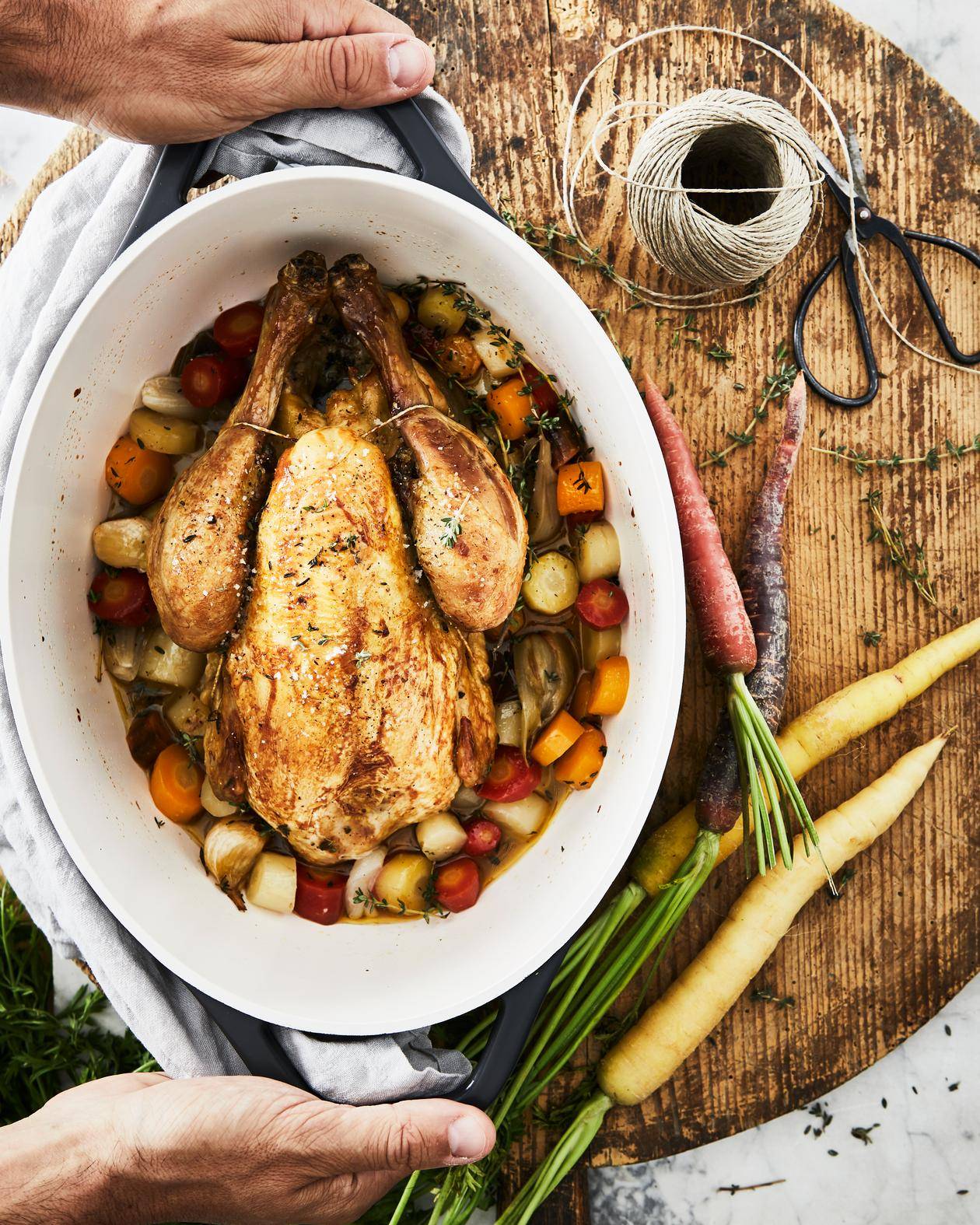 Kipschotel met tijm en wortelen mix - Recepten undefined | Tefal