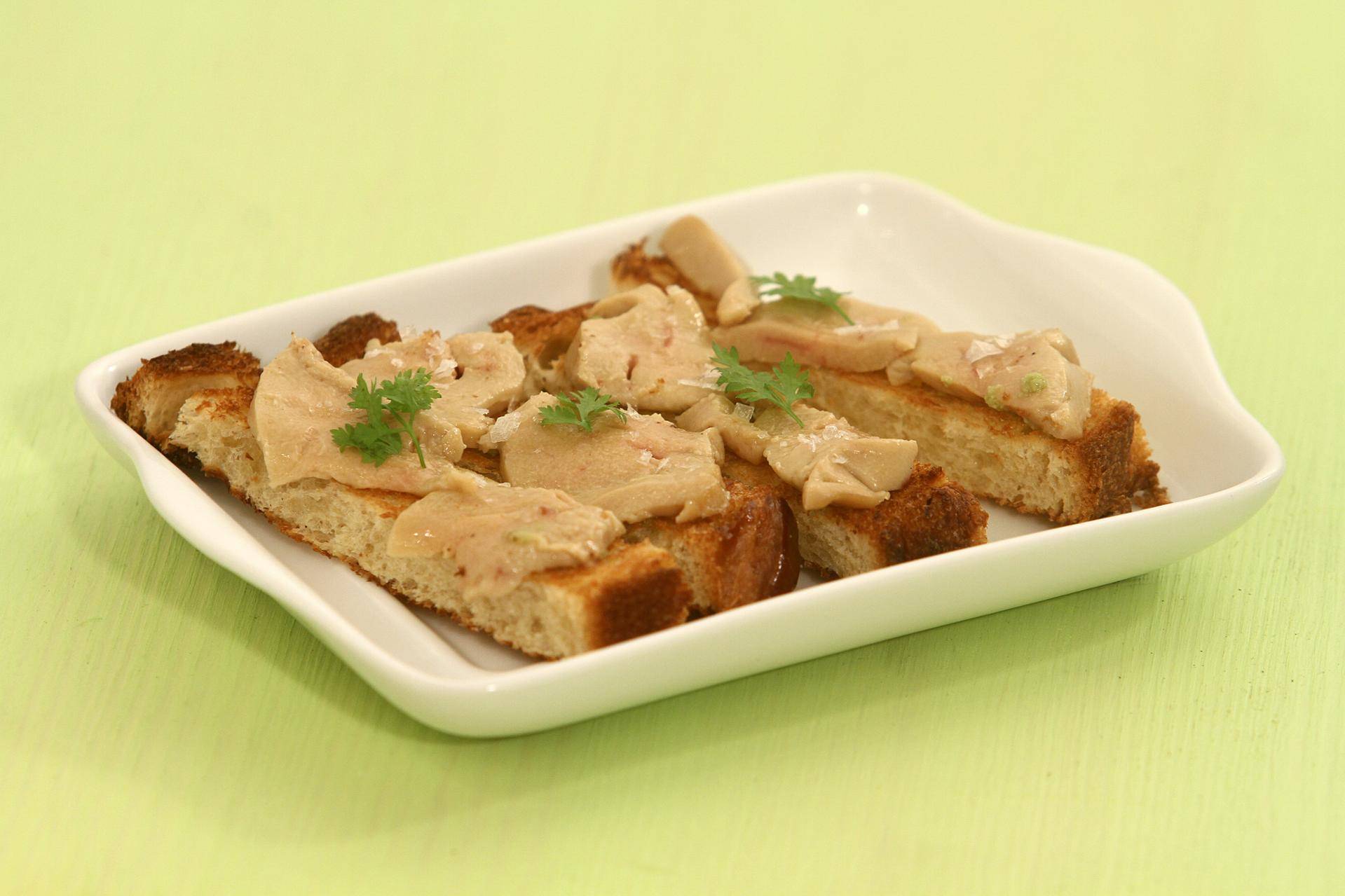 Finger de brioche au wasabi et au foie gras - Recepten undefined | Tefal