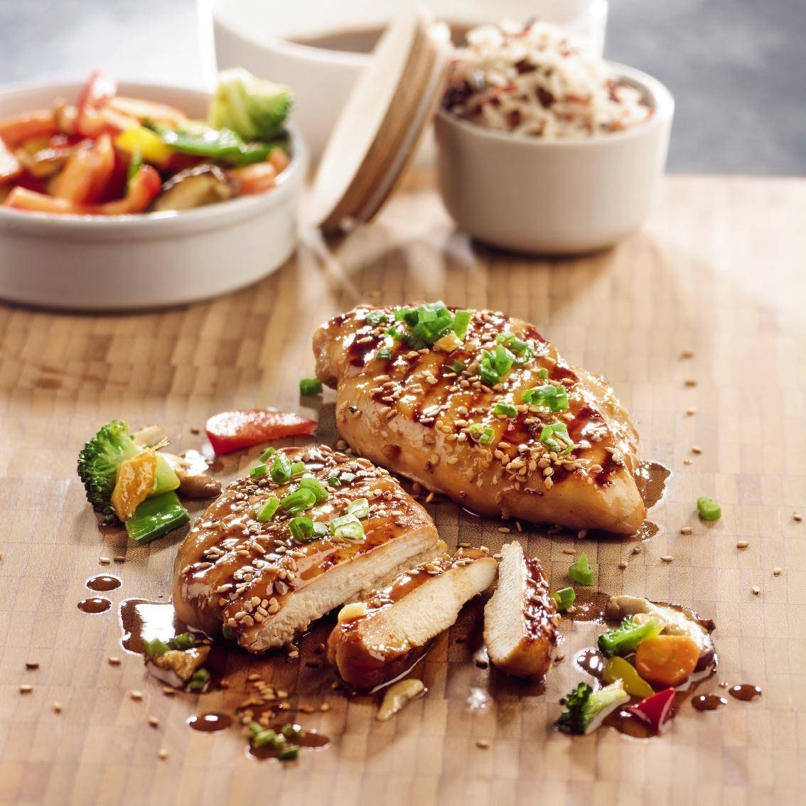 Filet de poulet au miel et à la sauce hoisin - Recette undefined | Tefal