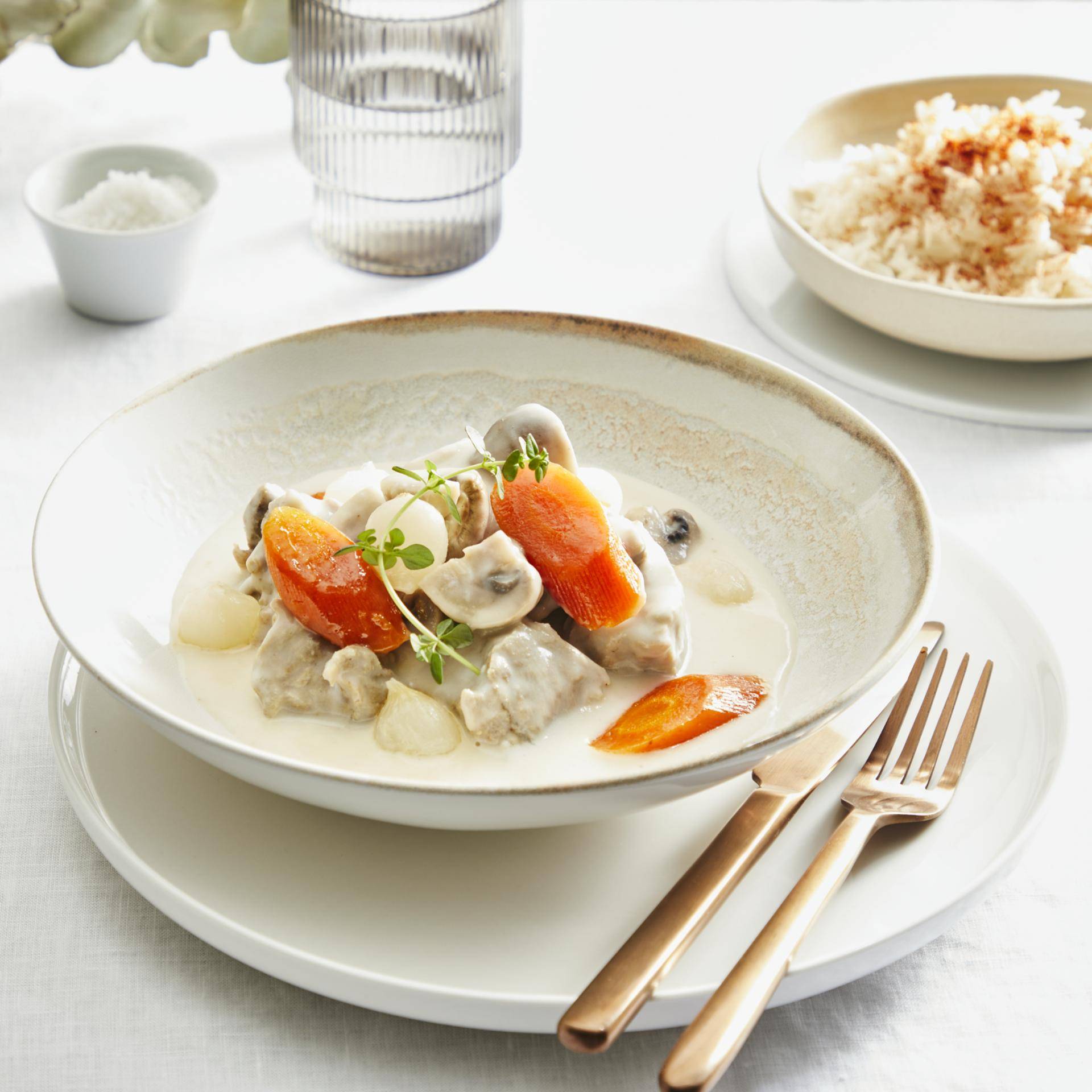 Blanquette de veau traditionnelle - Recette Poêles et Casseroles | Tefal
