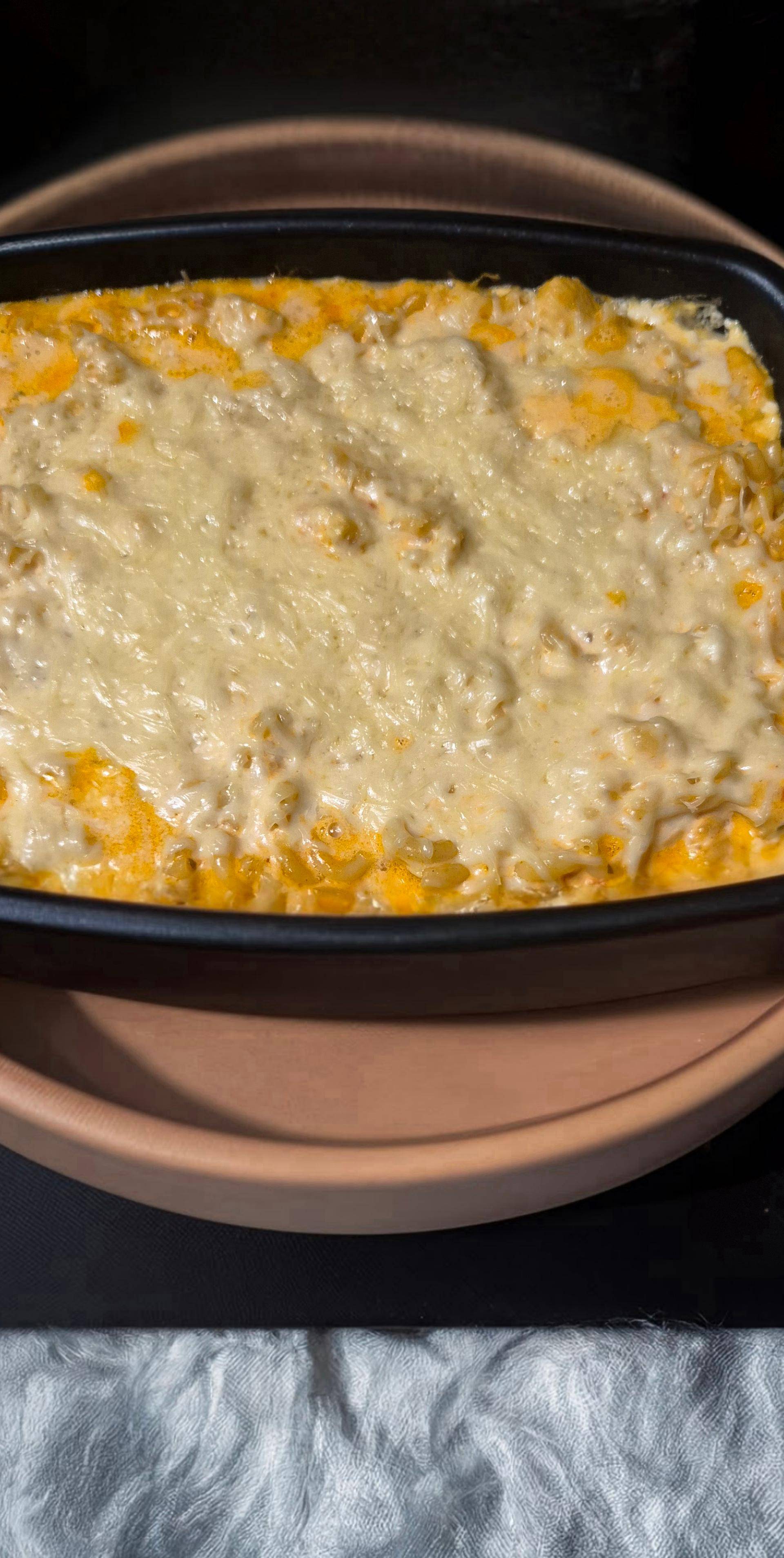 Gratin de pâte poulet - Recette Cake Factory | Tefal