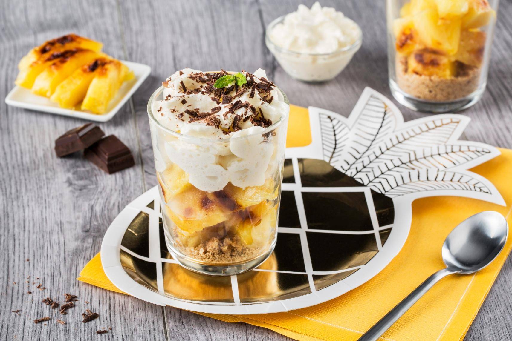 Diplomate à l’ananas - Recette Optigrill Elite | Tefal