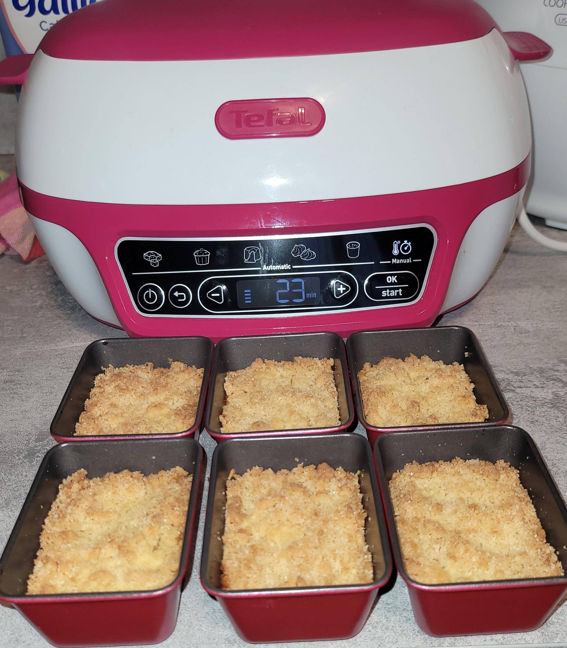 Crumble aux pommes - Recepten Cake Factory Délices | Tefal