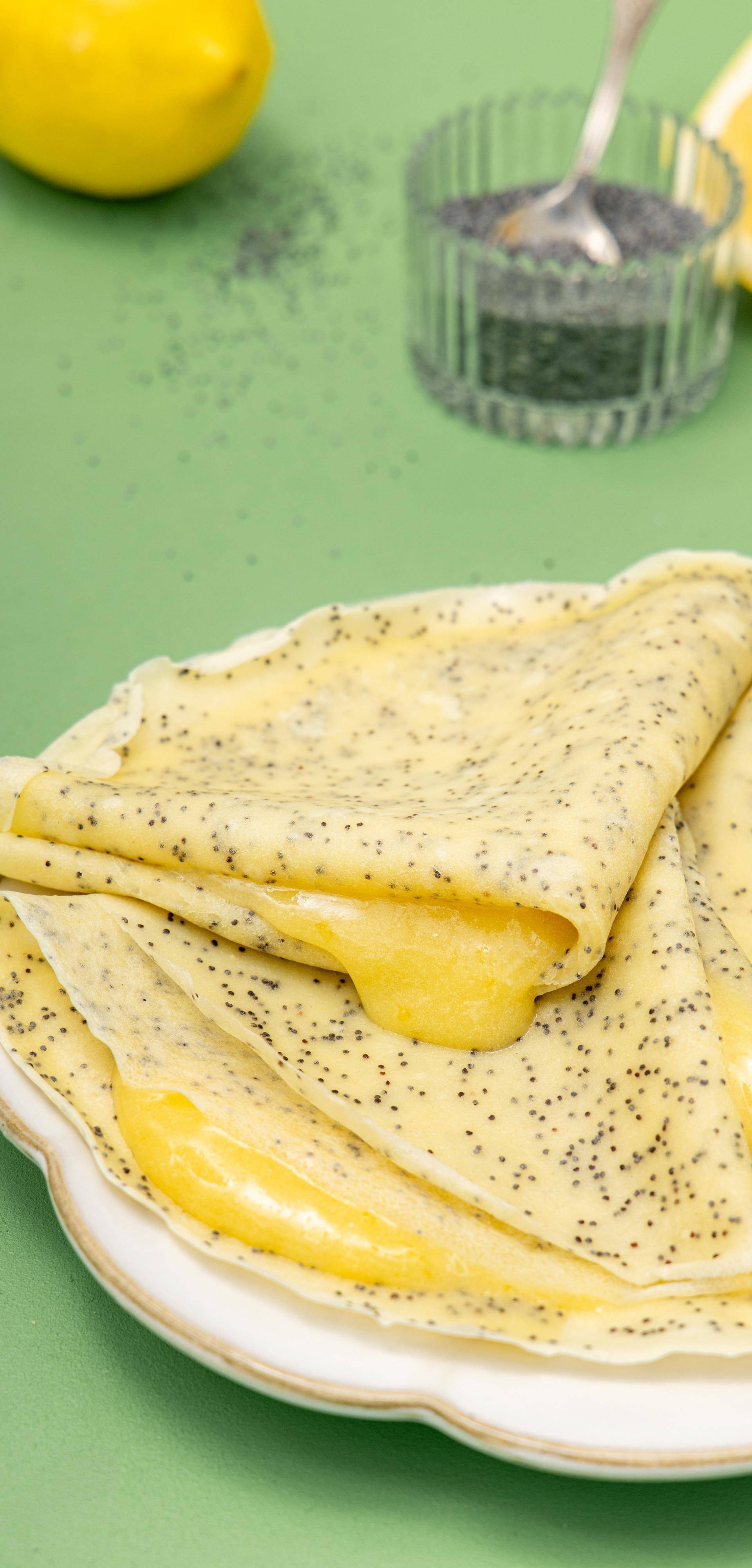 Crêpes citron pavot & lemon curd - Recette Poêles et Casseroles | Tefal