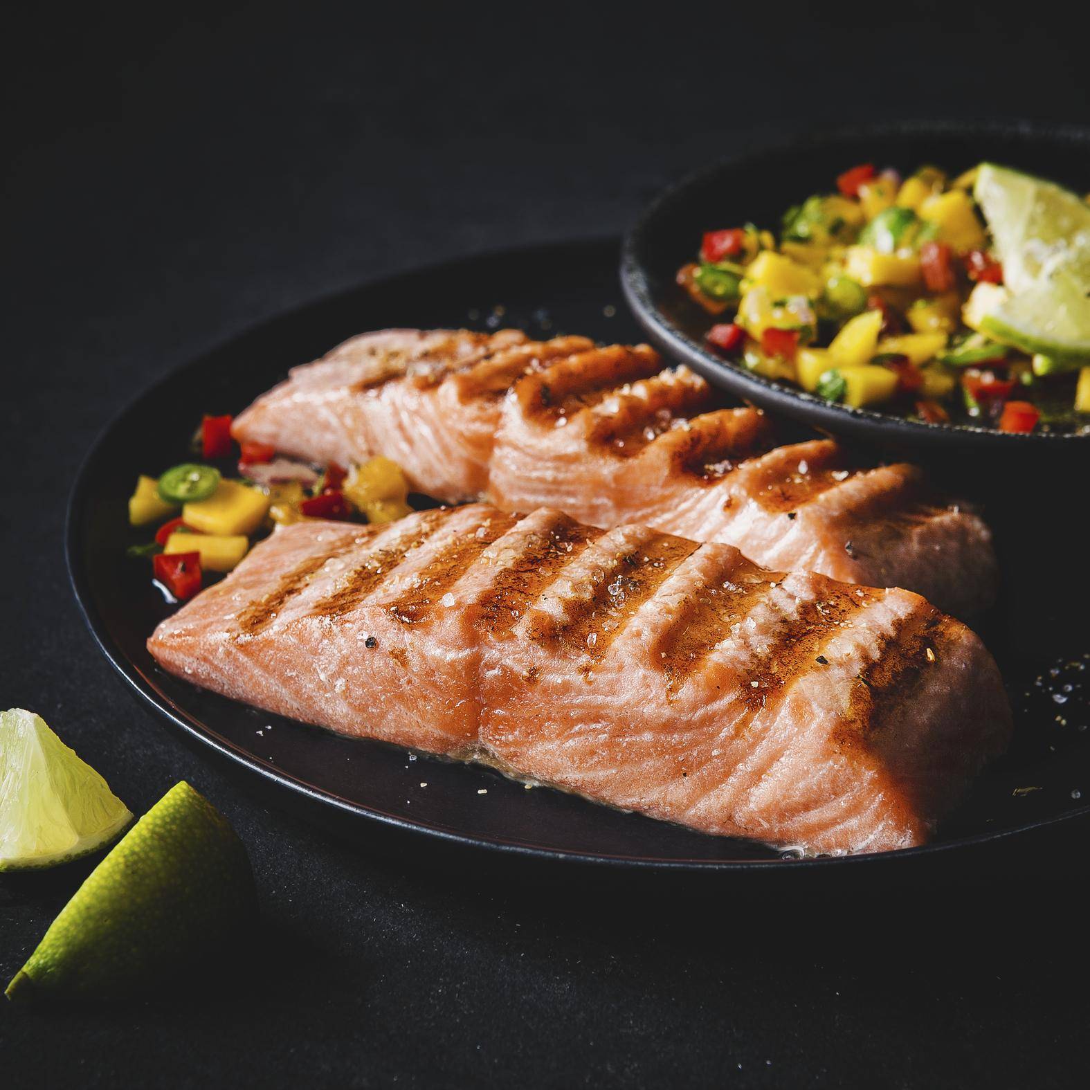 Saumon grillé et sauce à la mangue - Recette OptiGrill + | Tefal