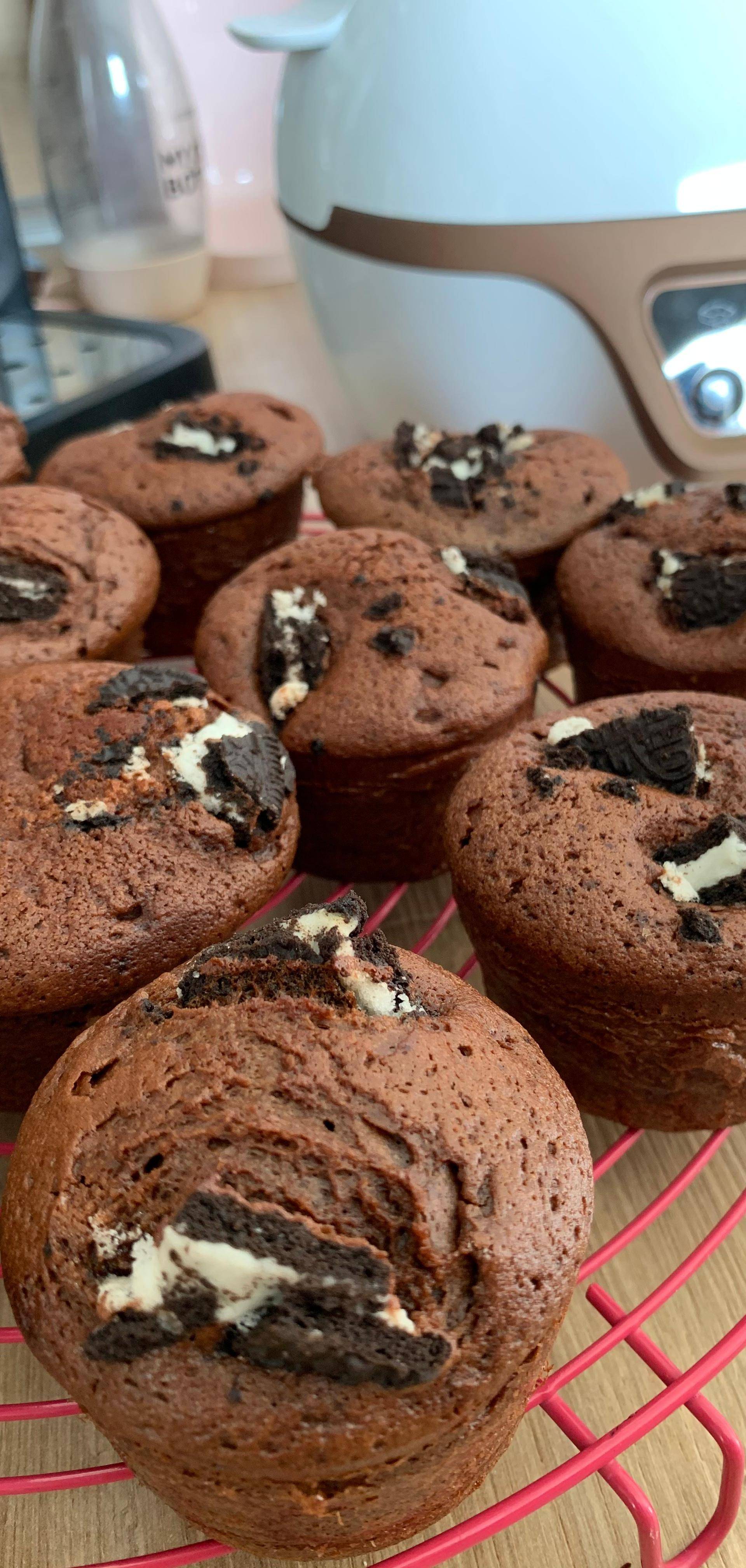 Muffins moelleux Oreo - Recette Cake Factory | Tefal