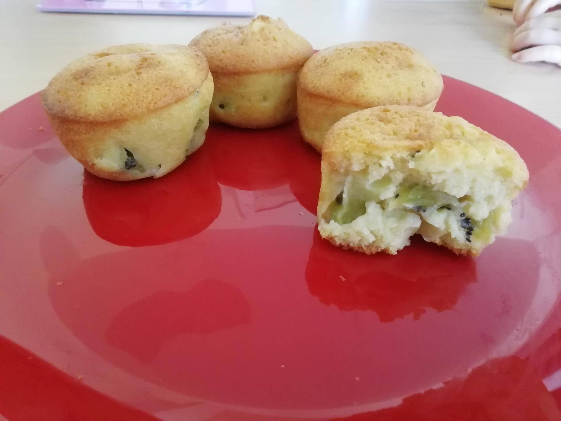 Muffins aux kiwis - Recette Cake Factory | Tefal