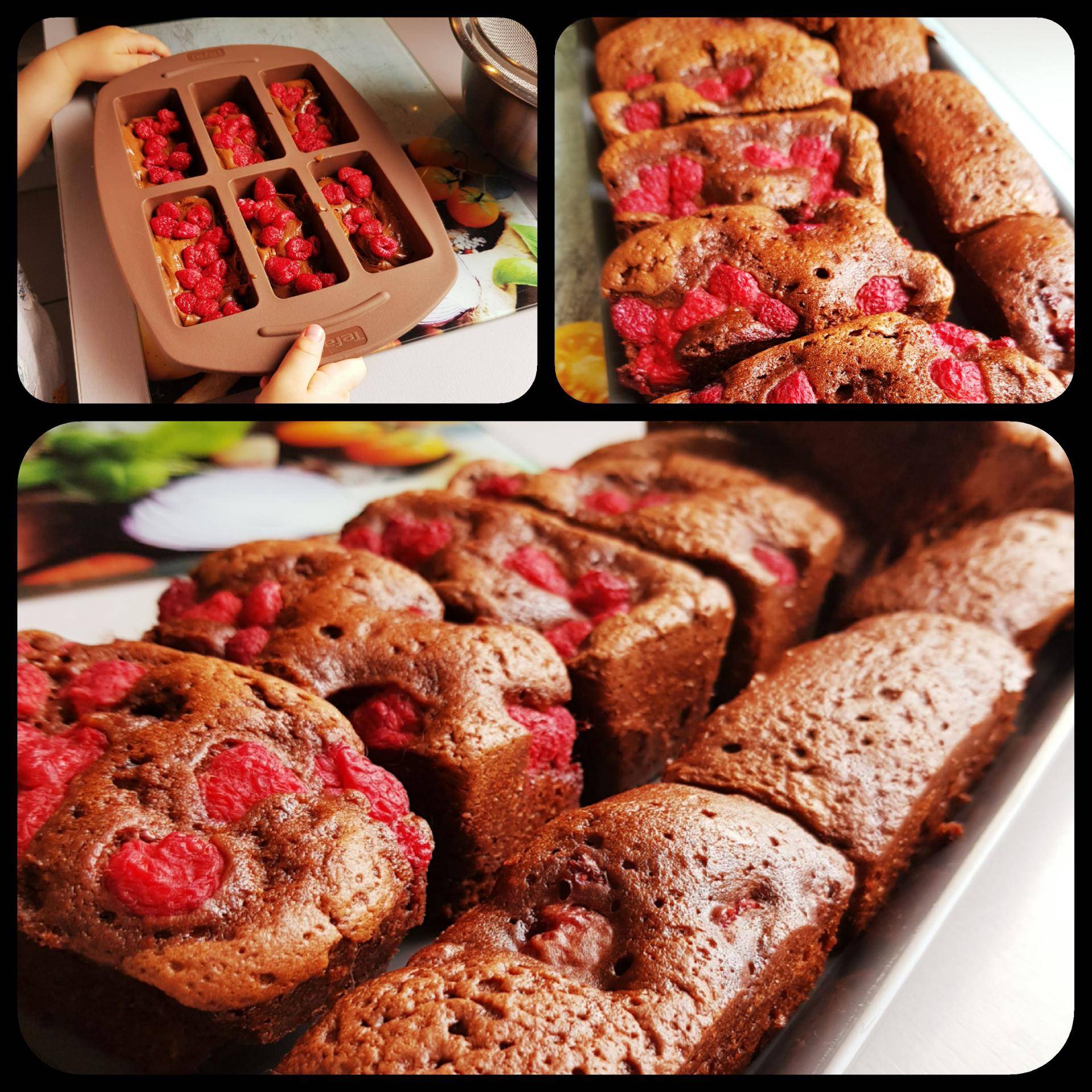 Cake chocolat framboises - Recepten Cake Factory | Tefal
