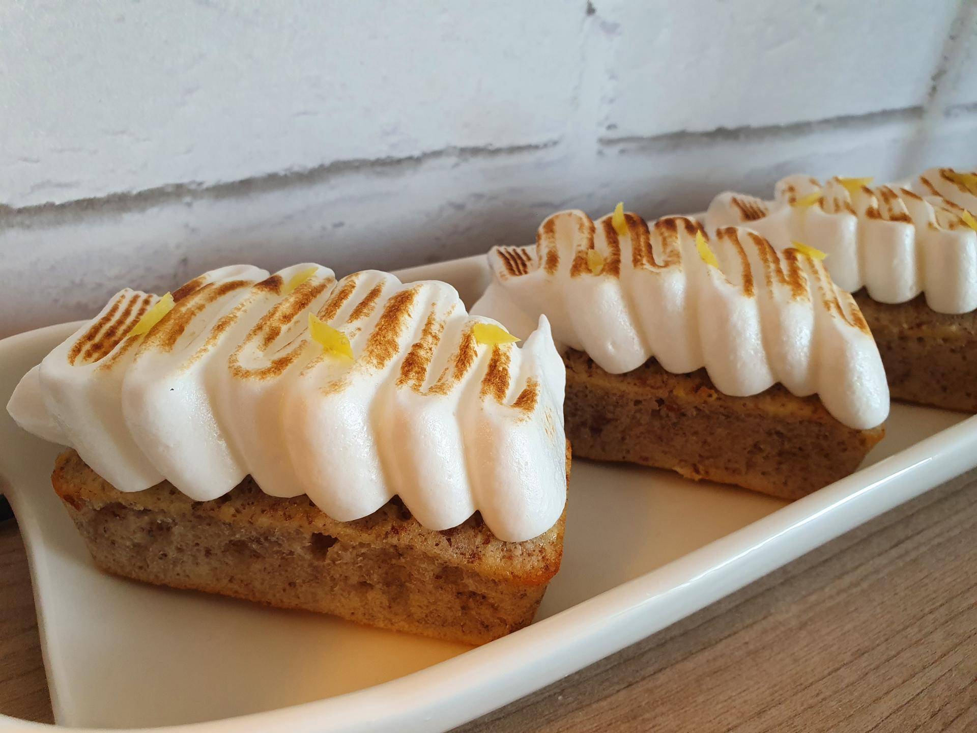 Financiers Amandes, Pécans, citron, façon meringués - Recepten Cake Factory | Tefal