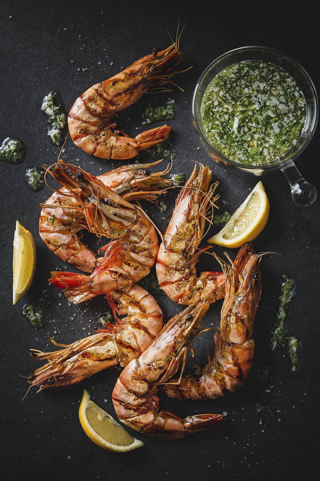 Gambas grillées au beurre d’agrumes persillé à l'ail - Recette Optigrill Elite | Tefal