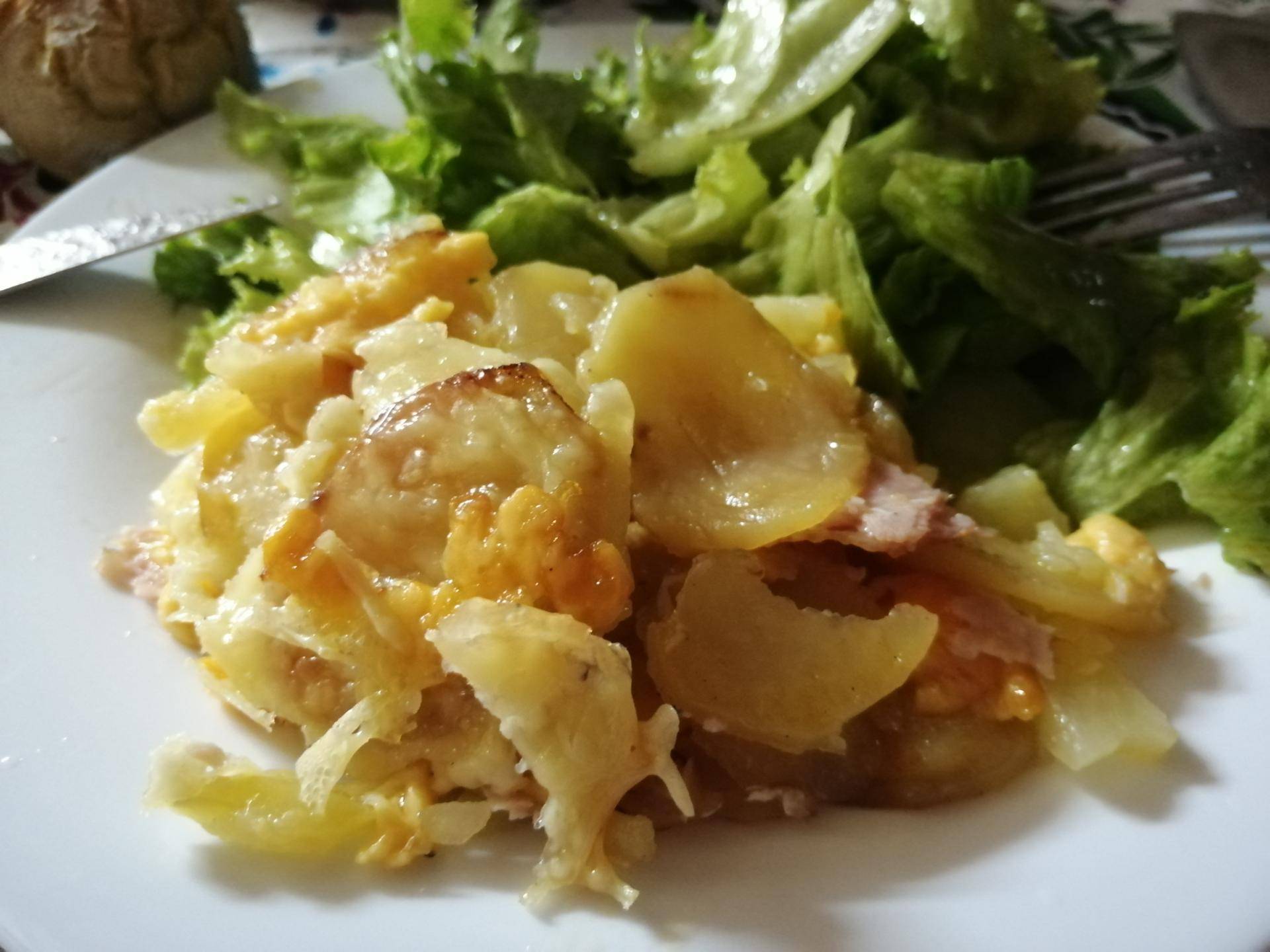 Tian Pomme de terre Bacon Cheddar - Recette Cake Factory | Tefal