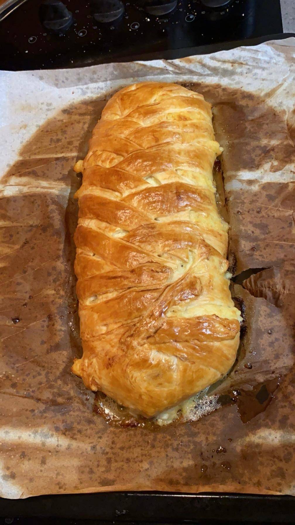 Tarte tressé viande hachée, pommes de terre et chèvre - Recette Cake Factory | Tefal