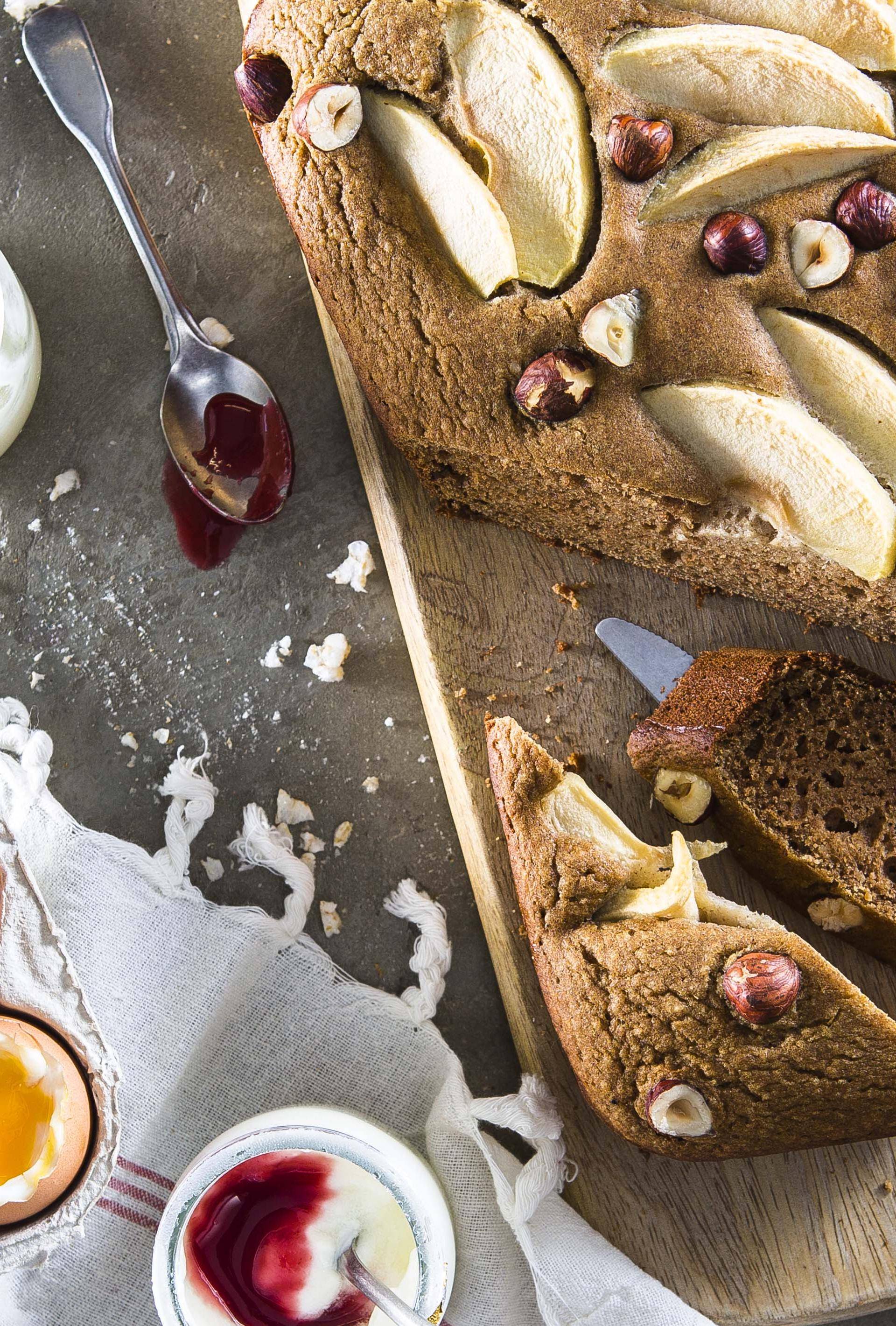 Bread cake à la pomme et à la noisette sans gluten - Recette Cake Factory | Tefal