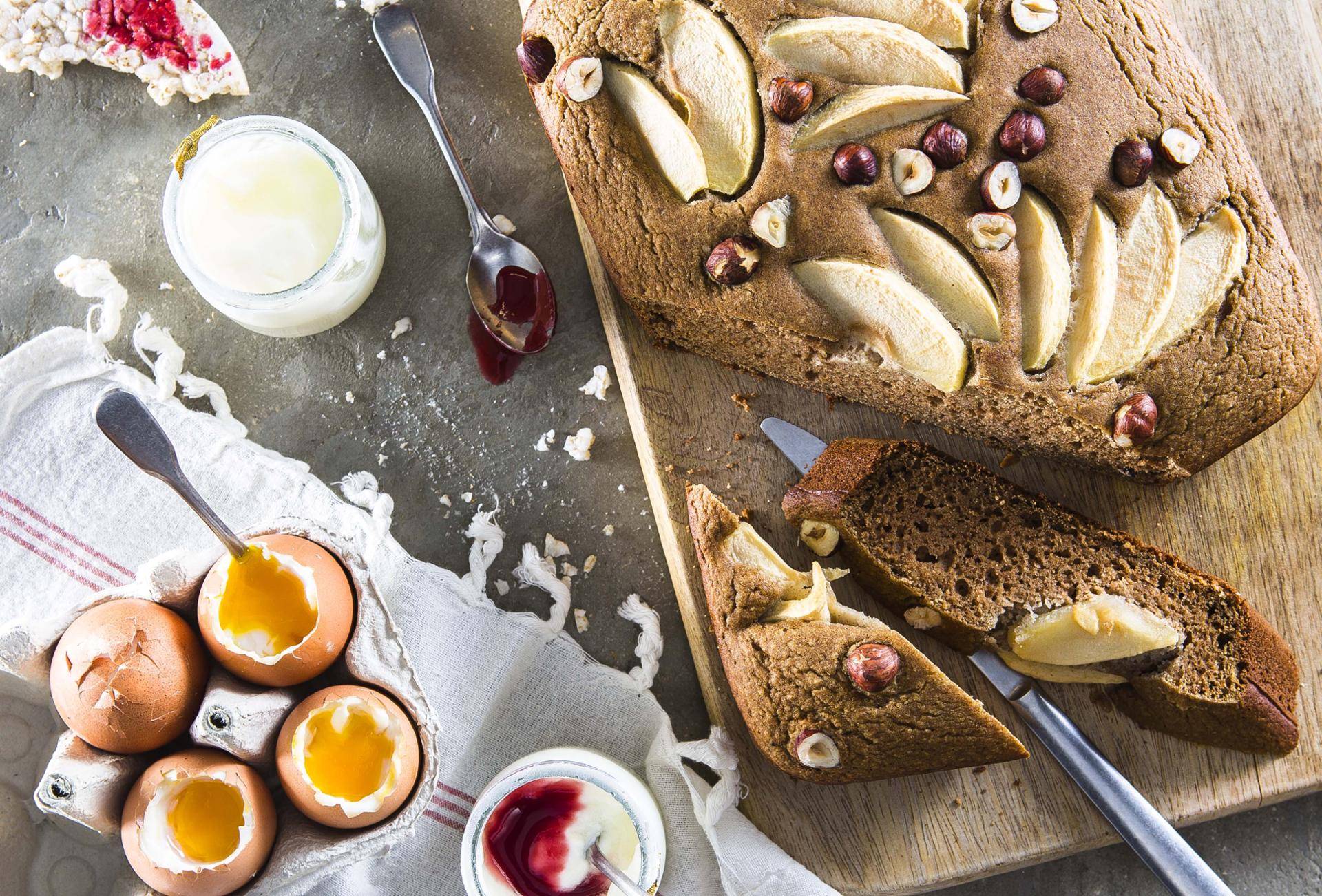 Bread cake à la pomme et à la noisette sans gluten - Recepten Cake Factory | Tefal