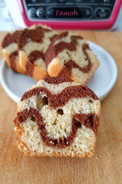 Mini cake marbré moelleux - Recepten Cake Factory Délices | Tefal