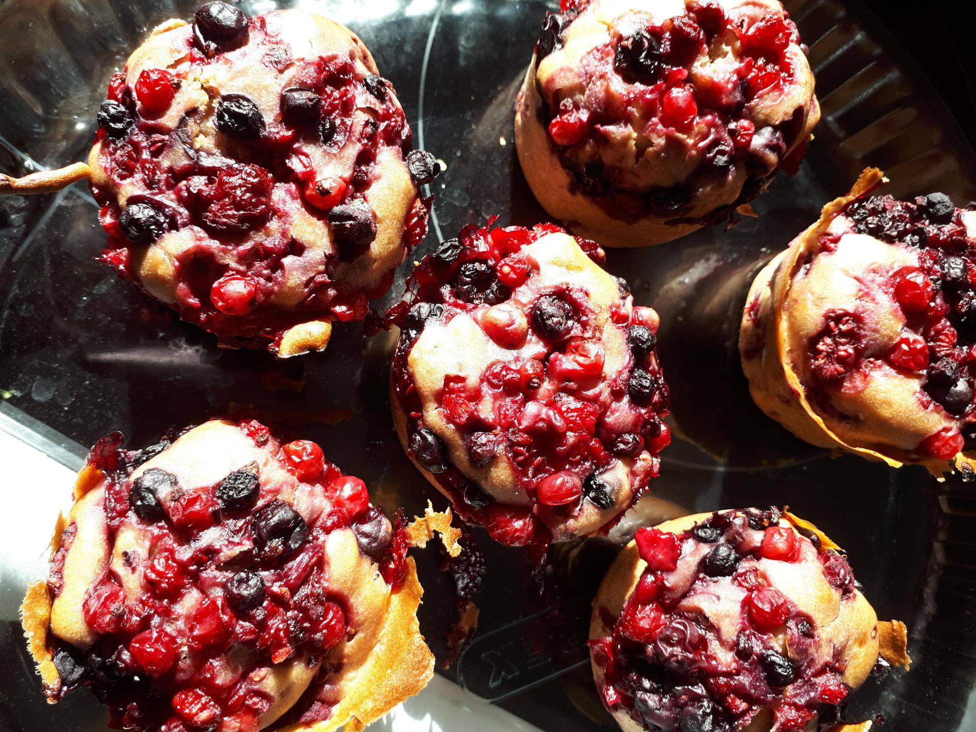 Muffins aux fruits rouges allégée - Recette Cake Factory | Tefal