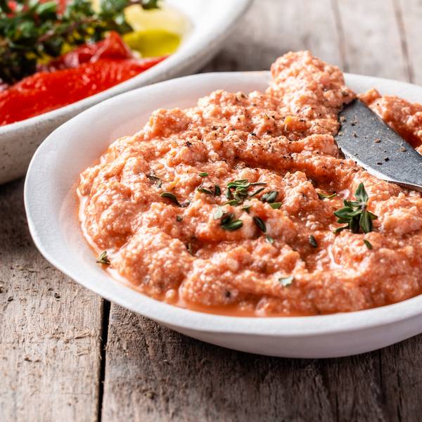 Pâte à tartiner crémeuse au poivron - Recette Hachoir Manuel 5 secondes 900mL | Tefal