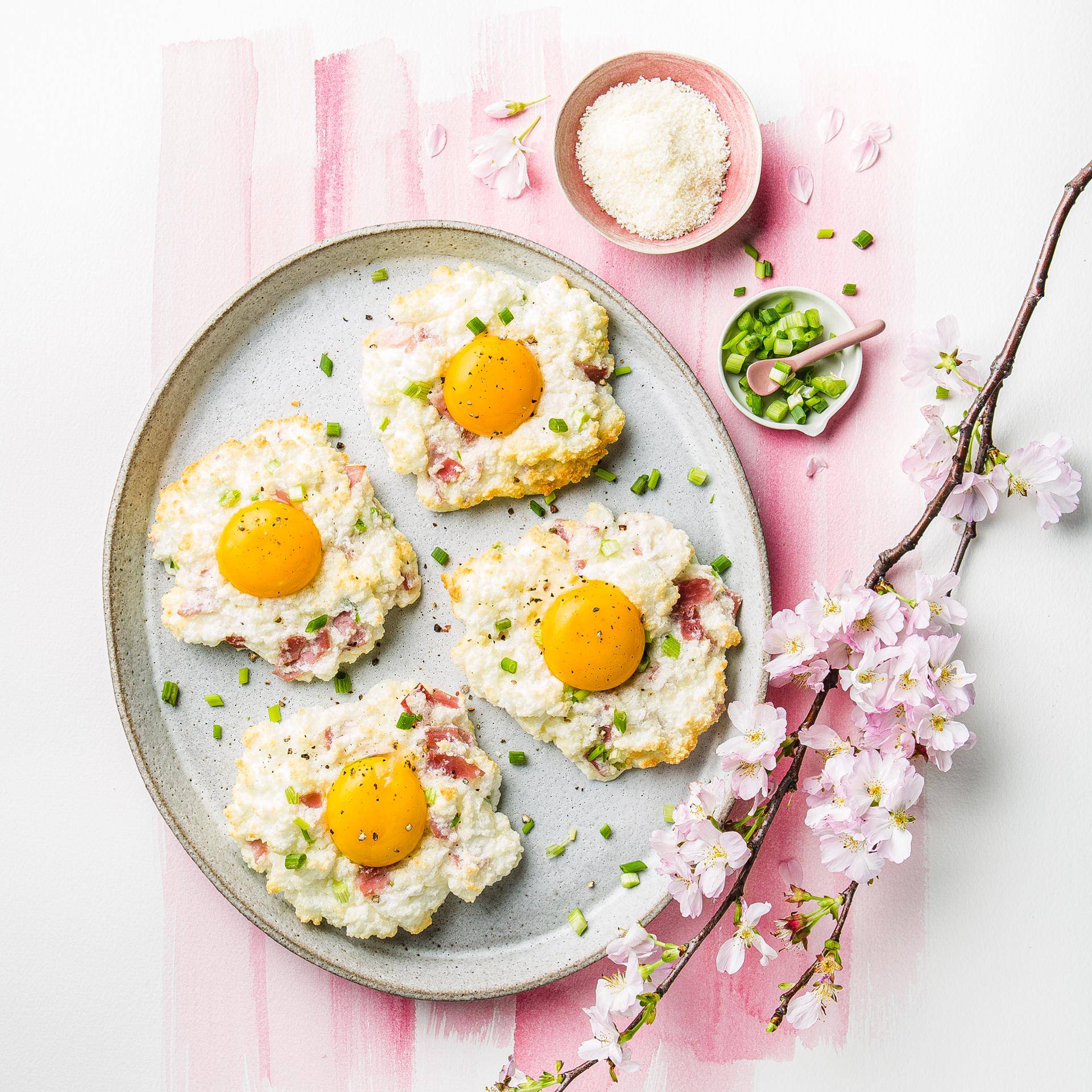 Œufs nuages au parmesan - Recette Poêles et Casseroles | Tefal