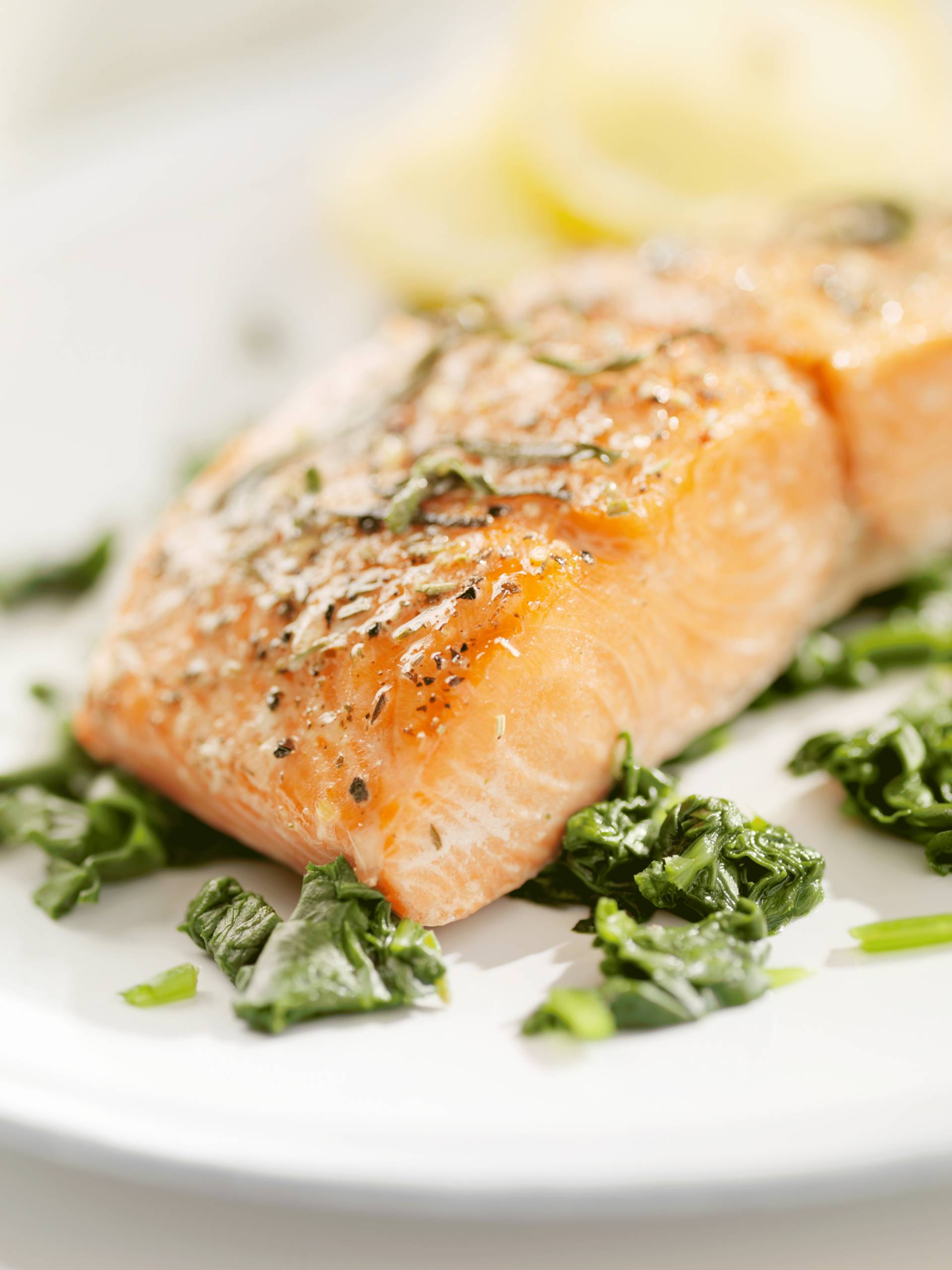 Pavés de saumon au curry sur lit d'épinards - Recepten undefined | Tefal