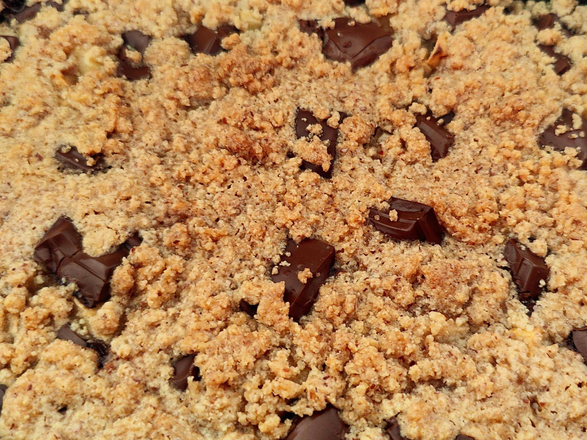 Crumble Pomme Chocolat Amande - Recette Cake Factory Délices | Tefal