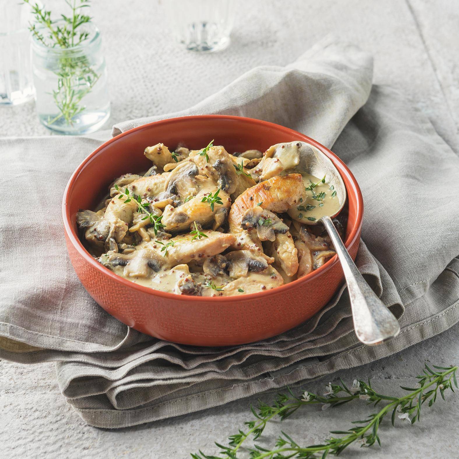 Poulet à la moutarde - Recette Poêles et Casseroles | Tefal
