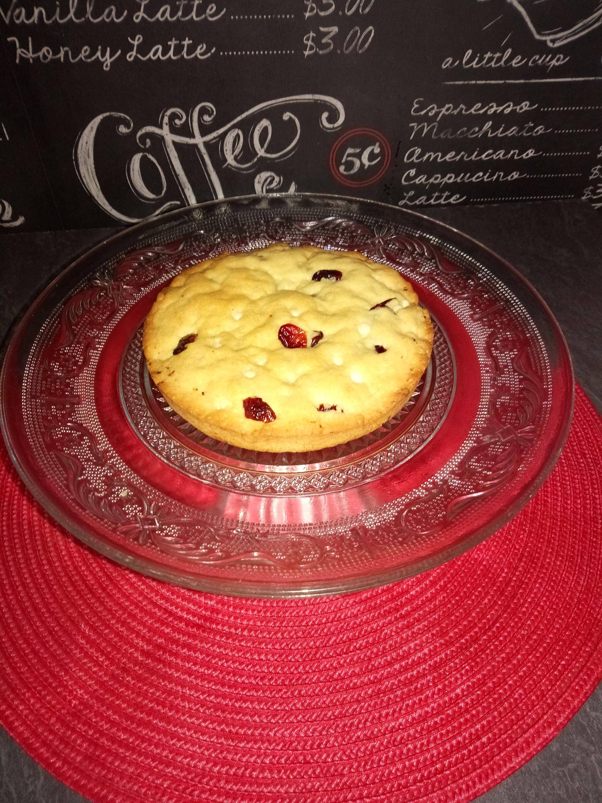 Maxi cookie chocolat blanc cranberries - Recepten Cake Factory | Tefal
