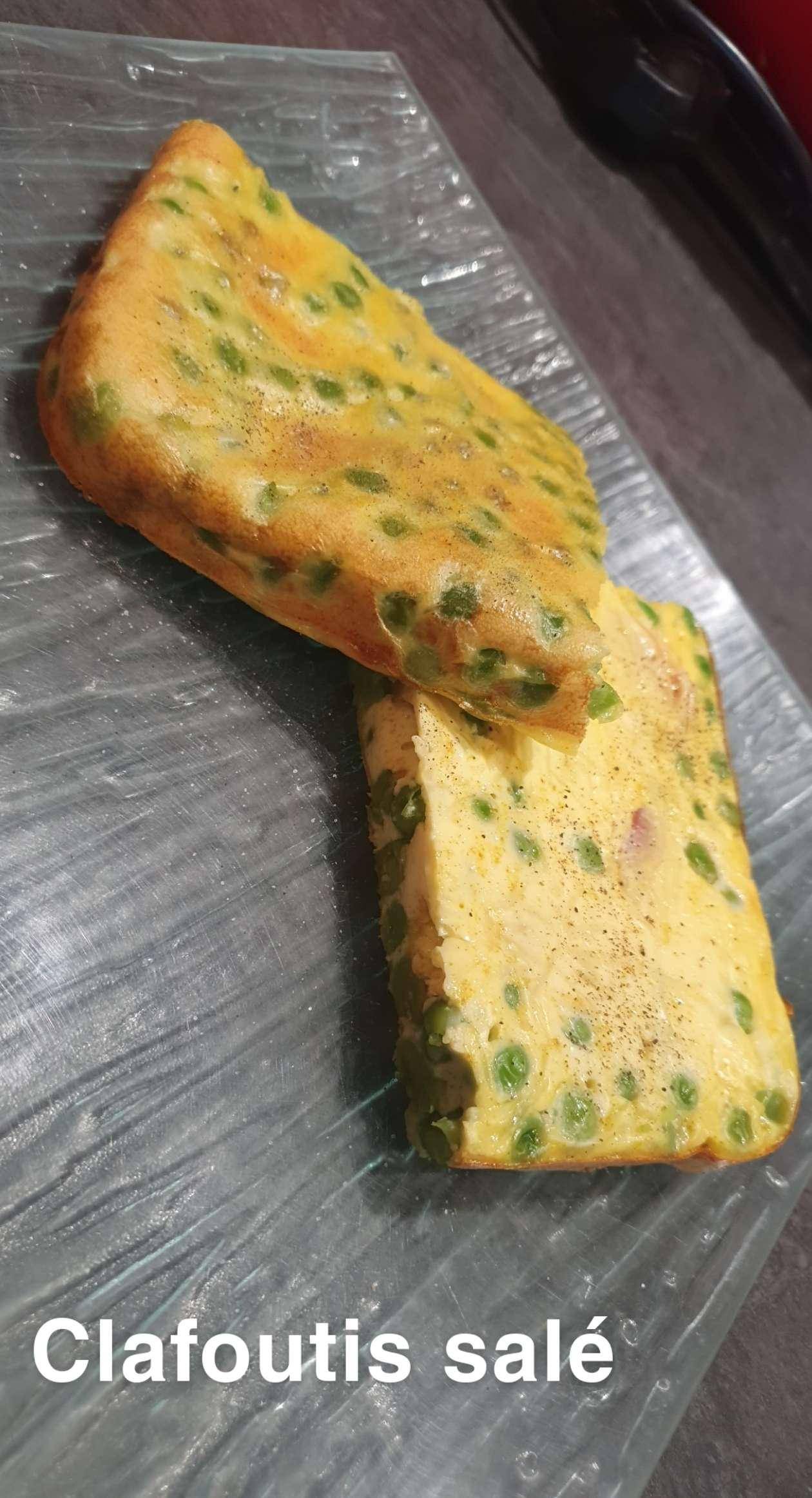 Clafoutis petit pois et tomates cerises light (150Kcal le quart) - Recette Cake Factory | Tefal