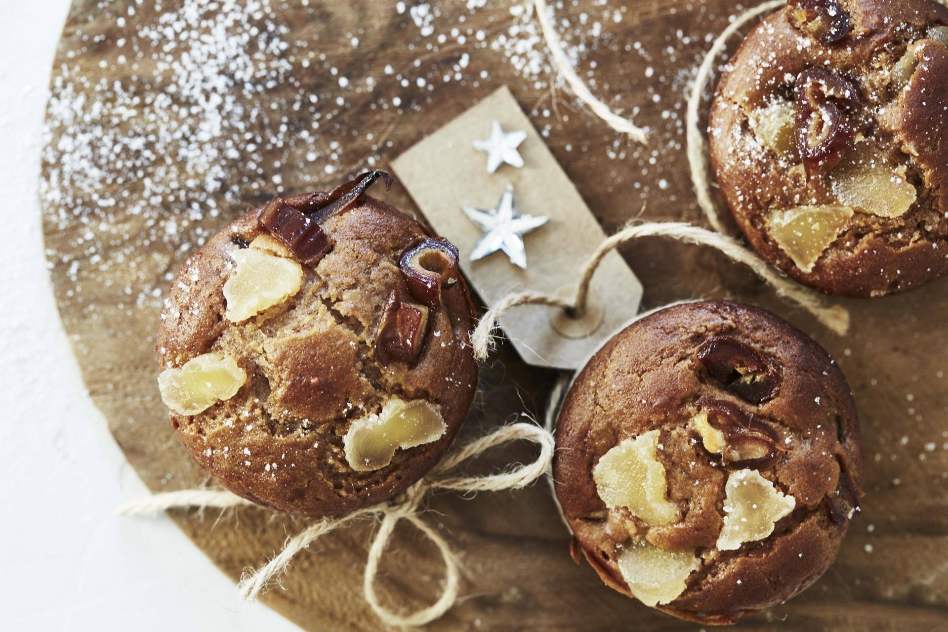 Muffins bread cake aux dattes et au gingembre confit sans gluten - Recette Cake Factory | Tefal