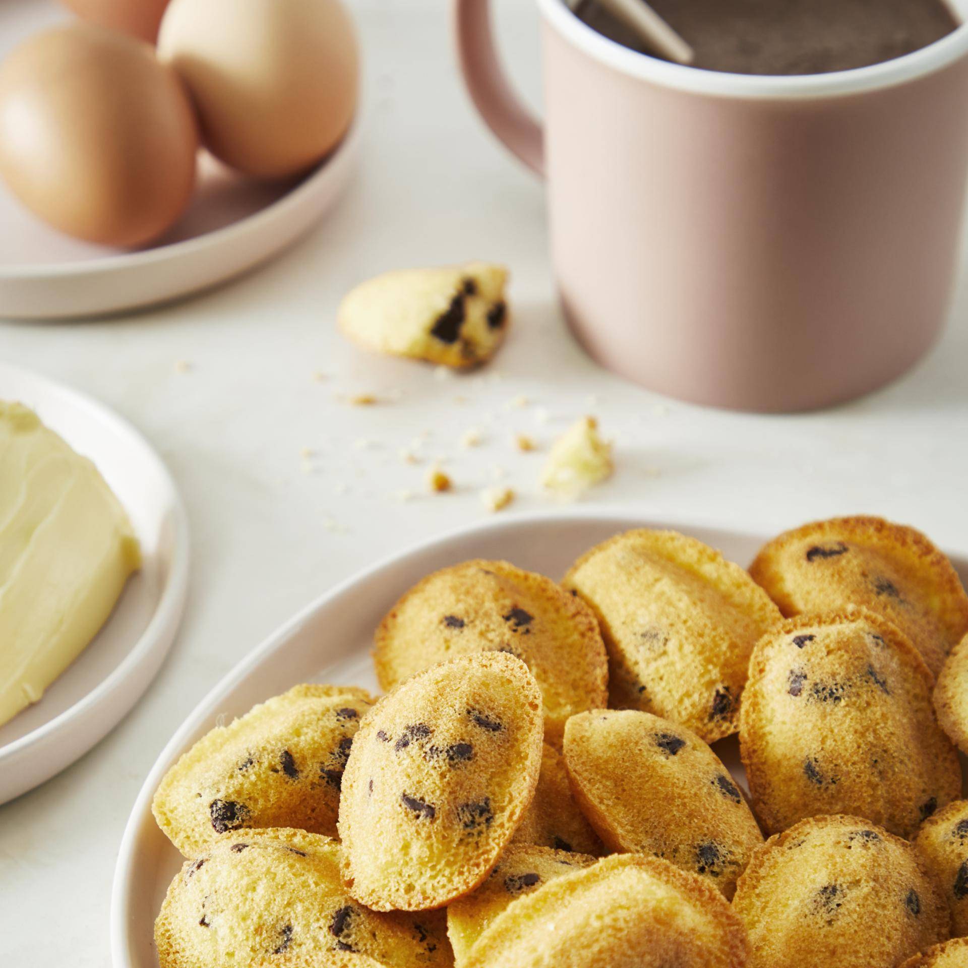 Mini madeleines aux pépites de chocolat - Recette Moules à gâteaux | Tefal