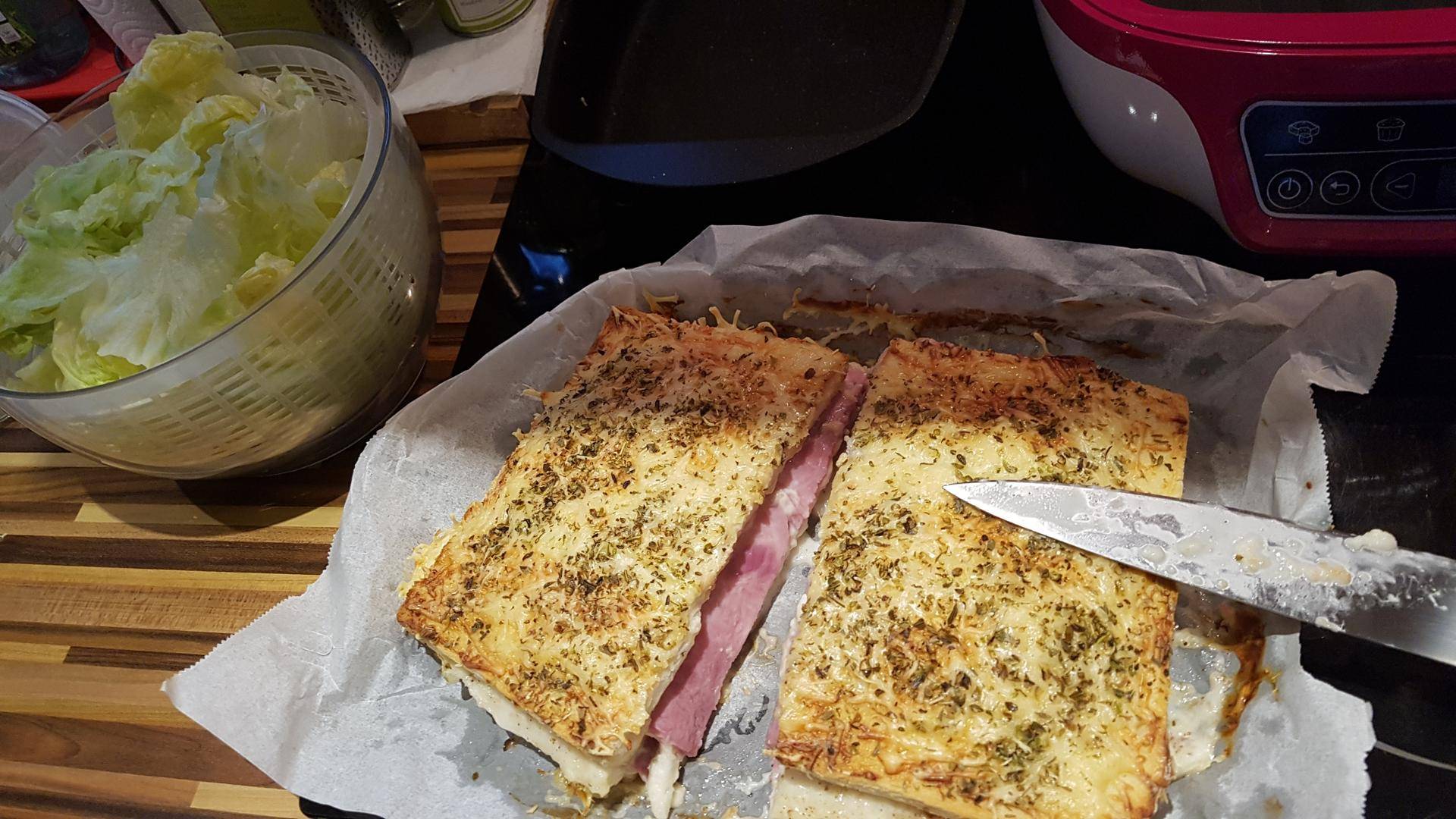Maxi croque-monsieur - Recepten Cake Factory | Tefal