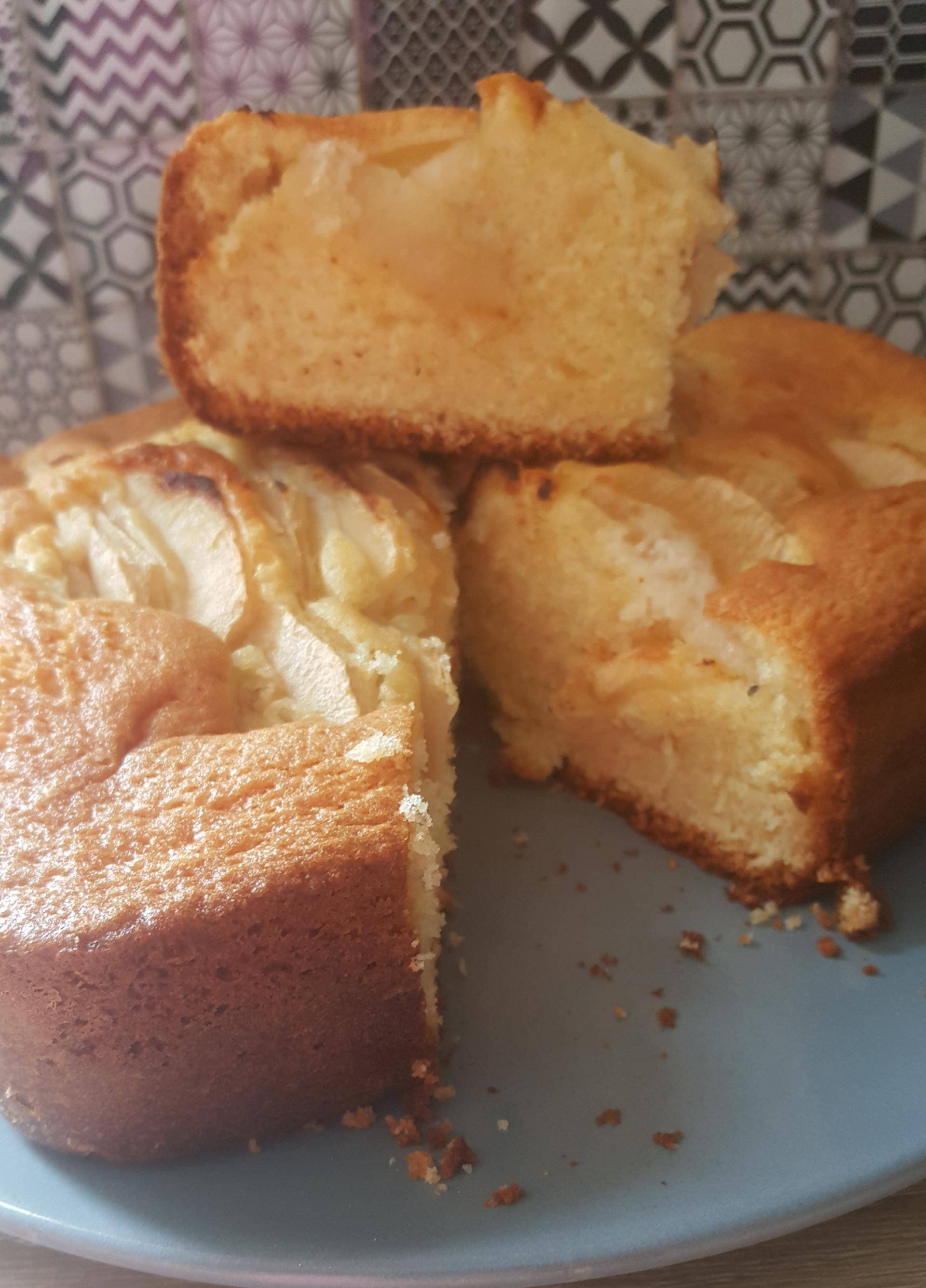 Quart quart aux pommes - Recette Cake Factory | Tefal