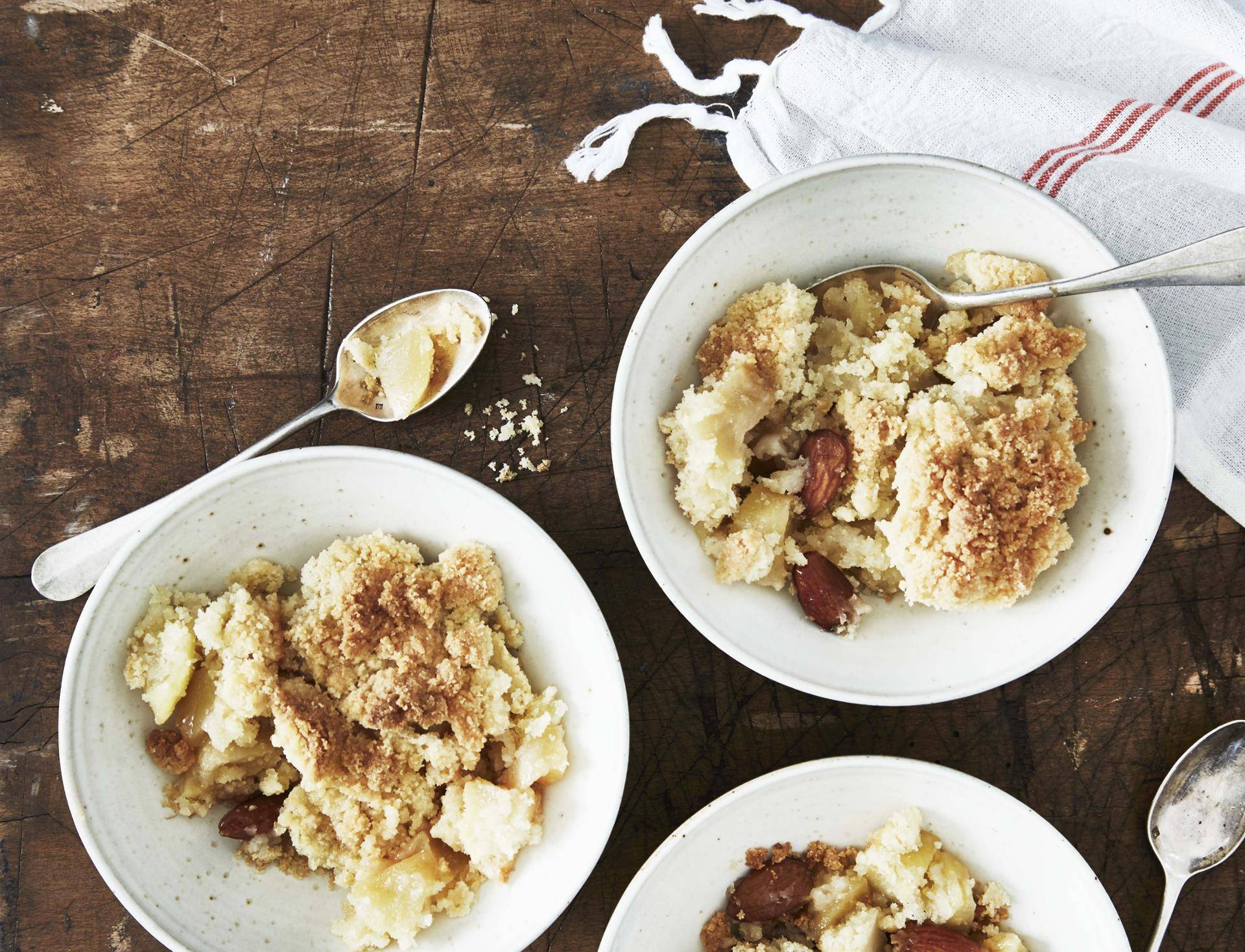 Crumble aux pommes - Recette Cake Factory | Tefal