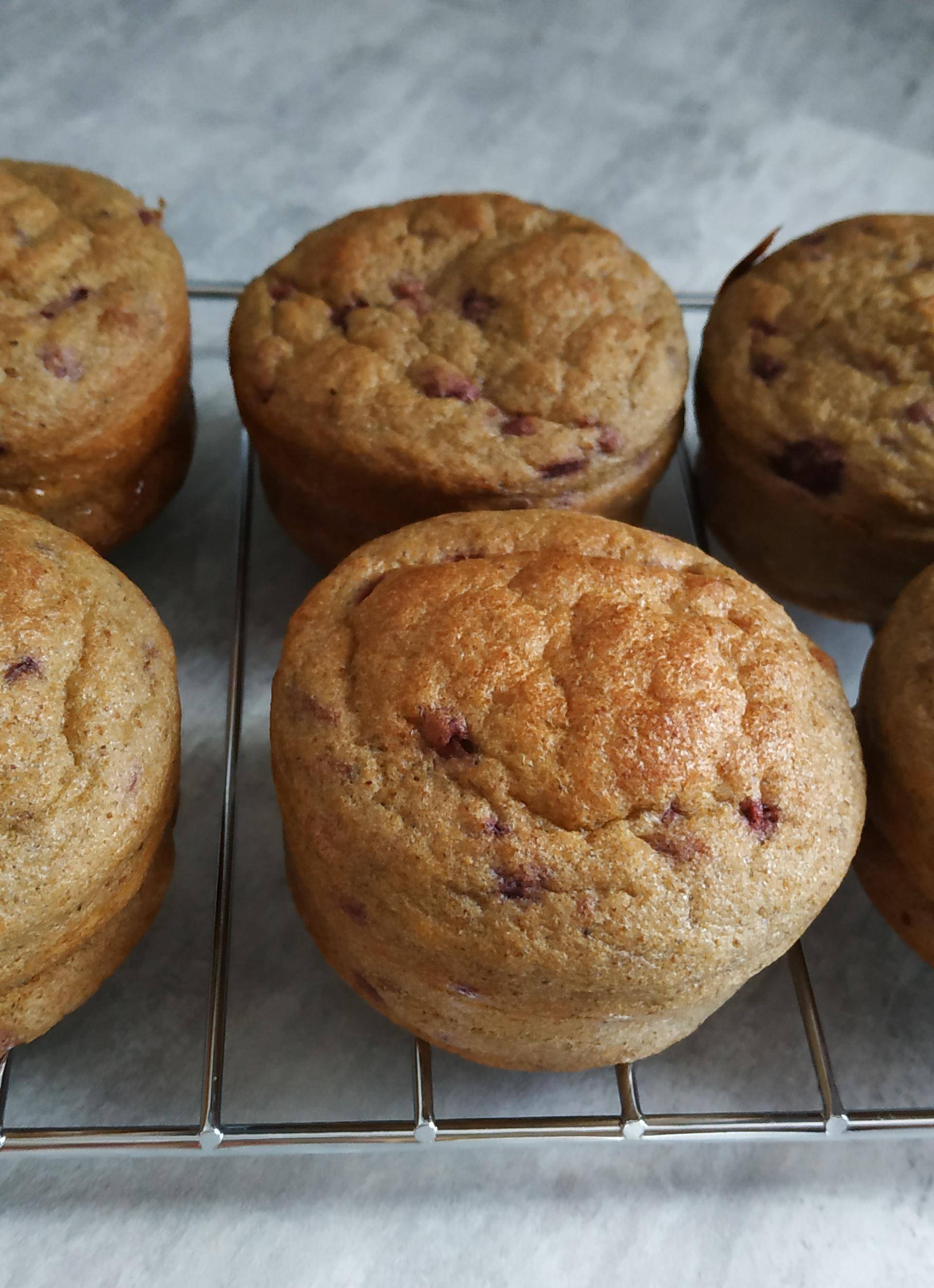 Muffins framboises sans gluten sans lactose sans sucre - Recette Cake Factory | Tefal