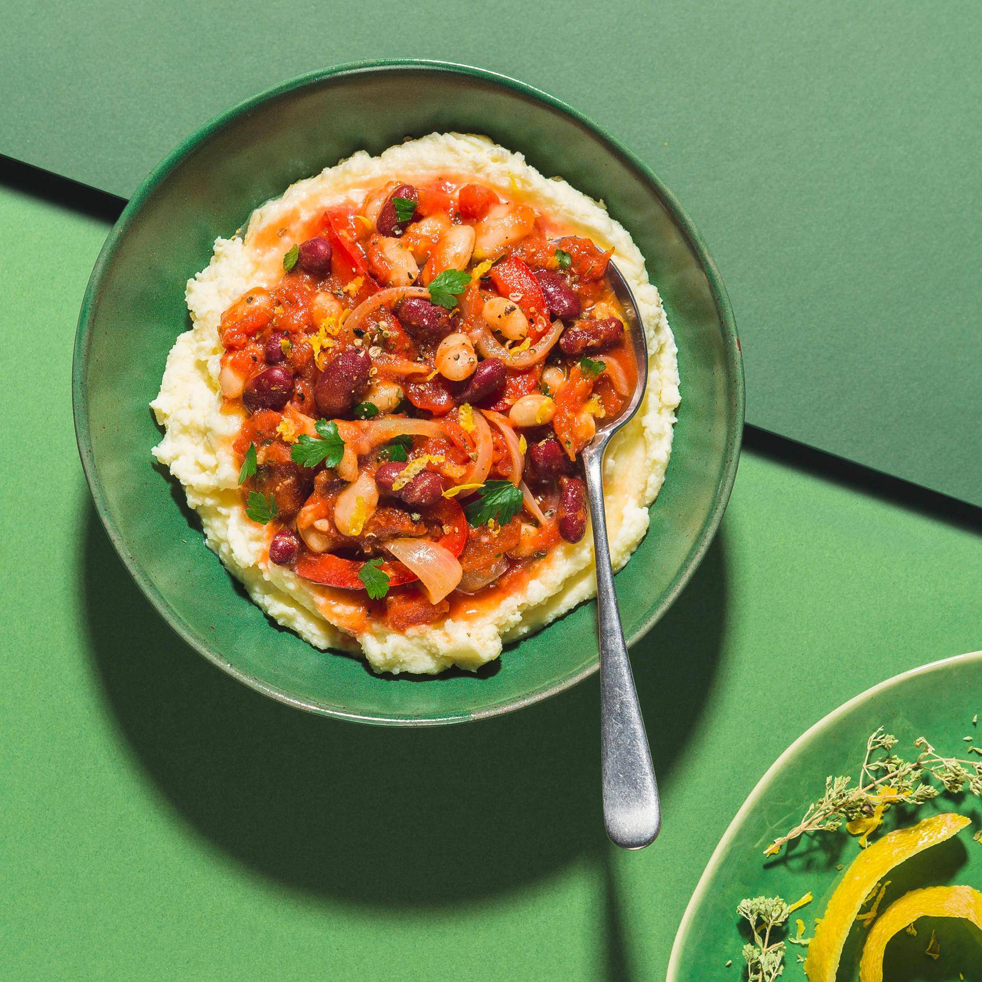 Mijoté végétarien avec purée de pommes de terre - Recepten Poêles et Casseroles | Tefal