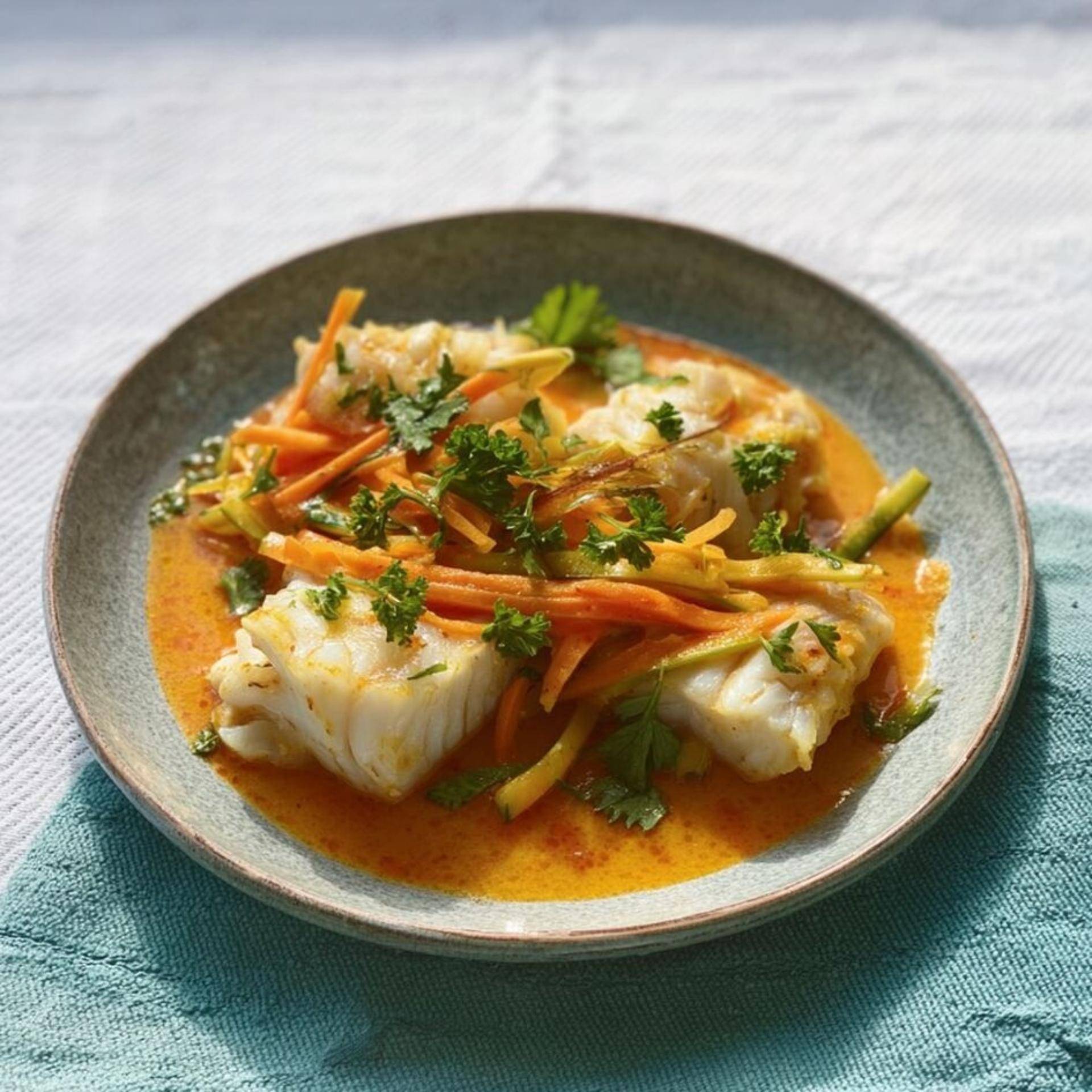 Curry de cabillaud au lait de coco - Recette Poêles et Casseroles | Tefal