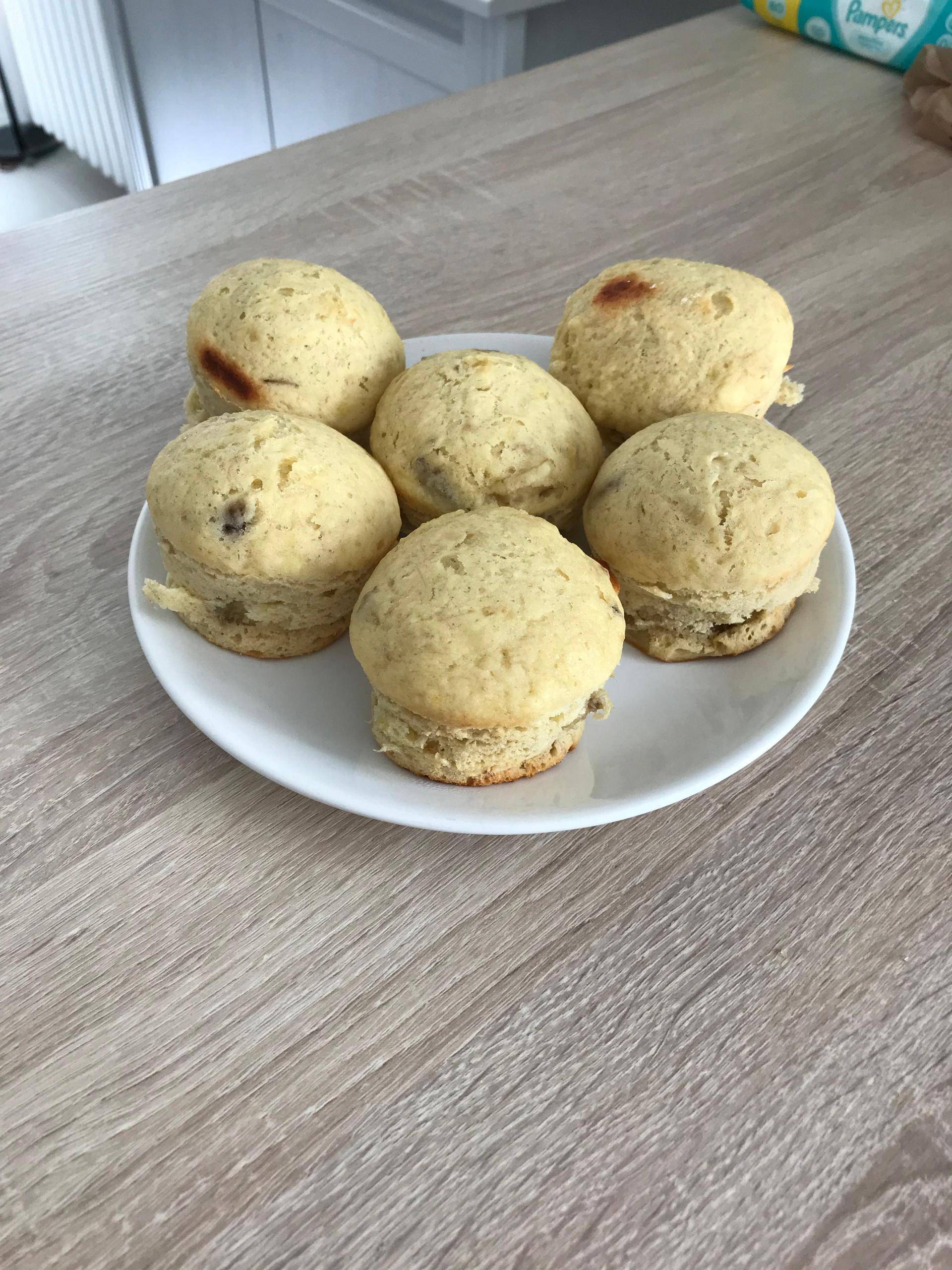 Muffins à la banane et compote de pomme - Recepten Cake Factory | Tefal