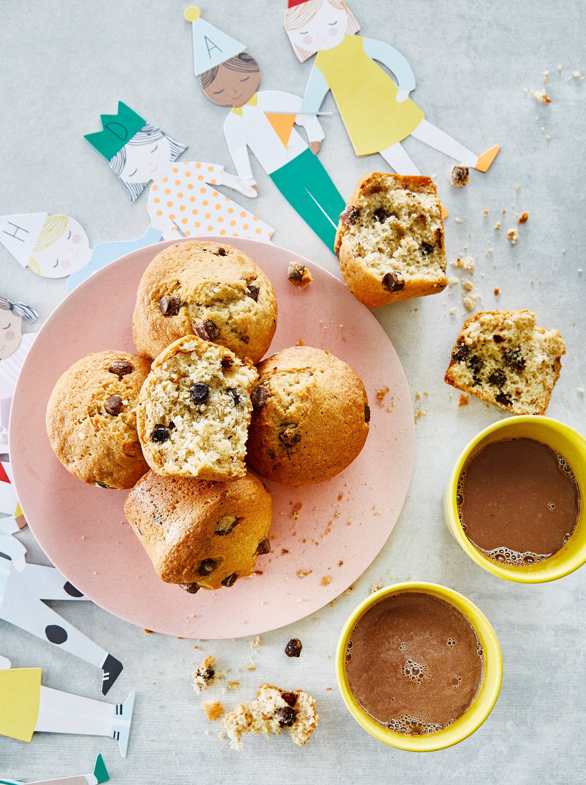 Muffins aux pépites de chocolat - Recepten Cake Factory | Tefal