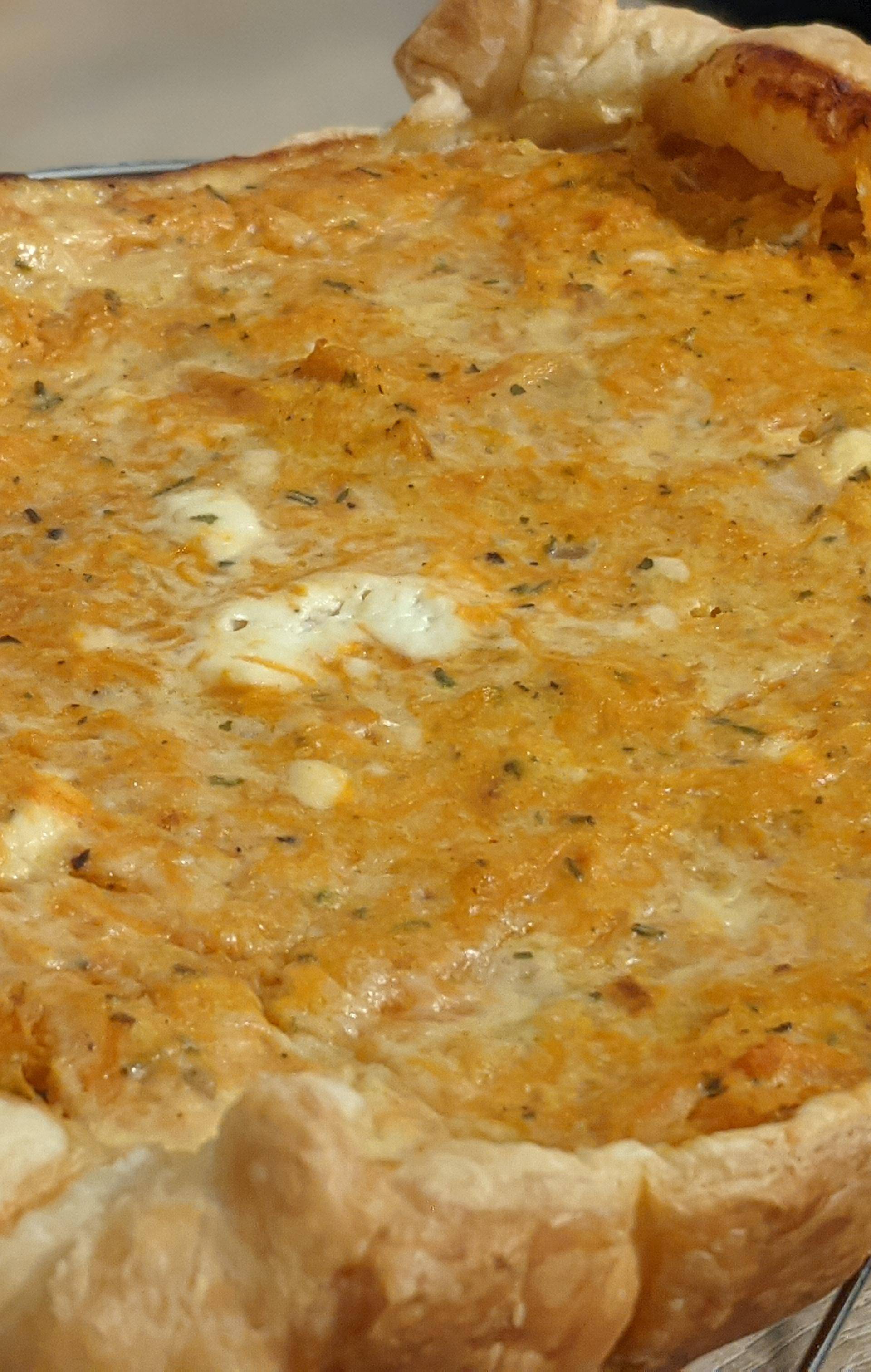 Tarte à la citrouille et au fromage de chèvre - Recette Cake Factory | Tefal