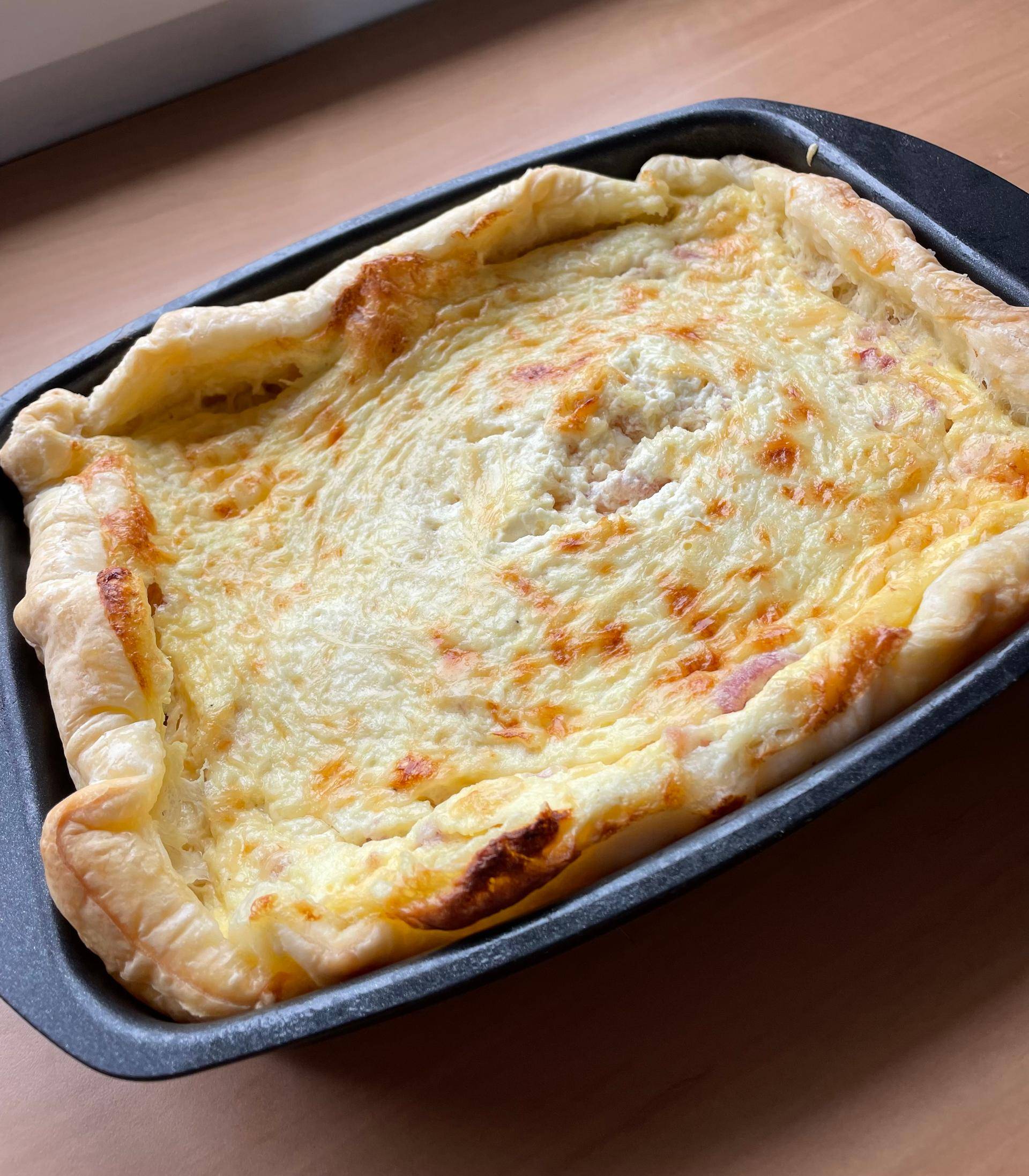 Quiche lorraine AVEC pâte - Recepten Cake Factory Délices | Tefal