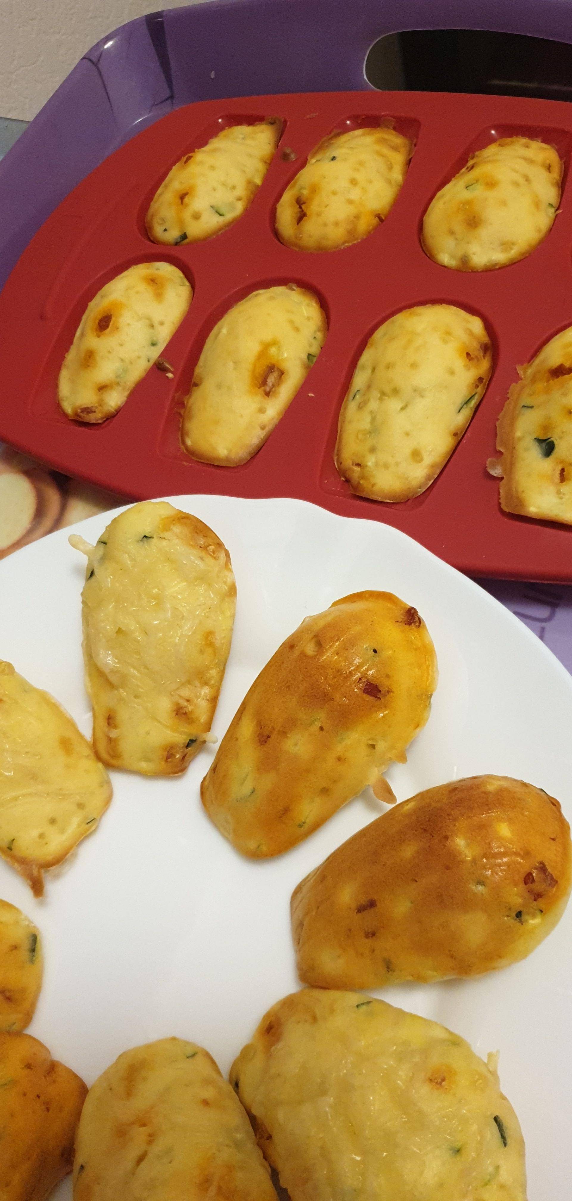 Madeleines Chorizo Courgettes - Recette Cake Factory | Tefal