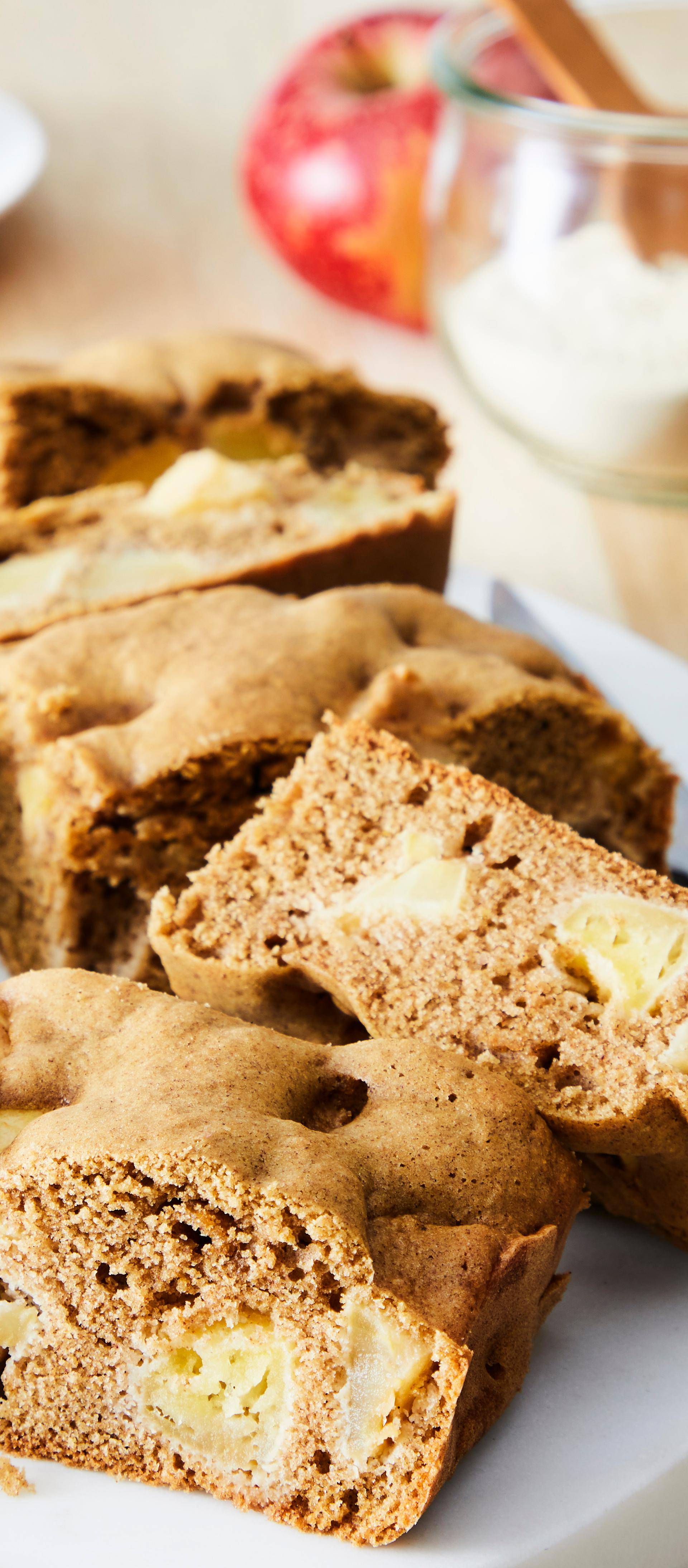 Gâteau aux pommes et au sarrasin, sans gluten, sans lactose - Recette Cake Factory | Tefal