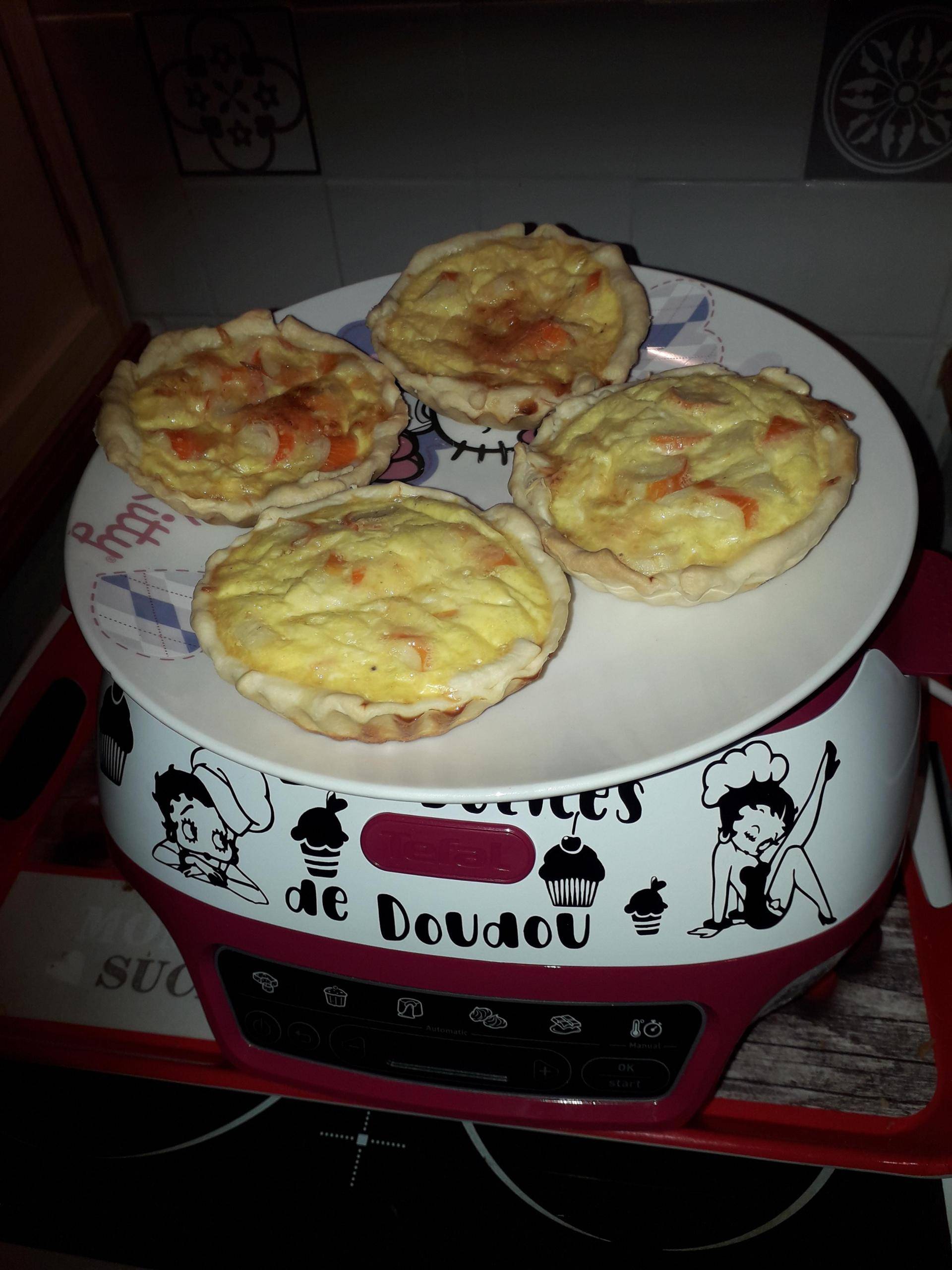 Quiche allégé au surimi et gruyère - Recette Cake Factory | Tefal