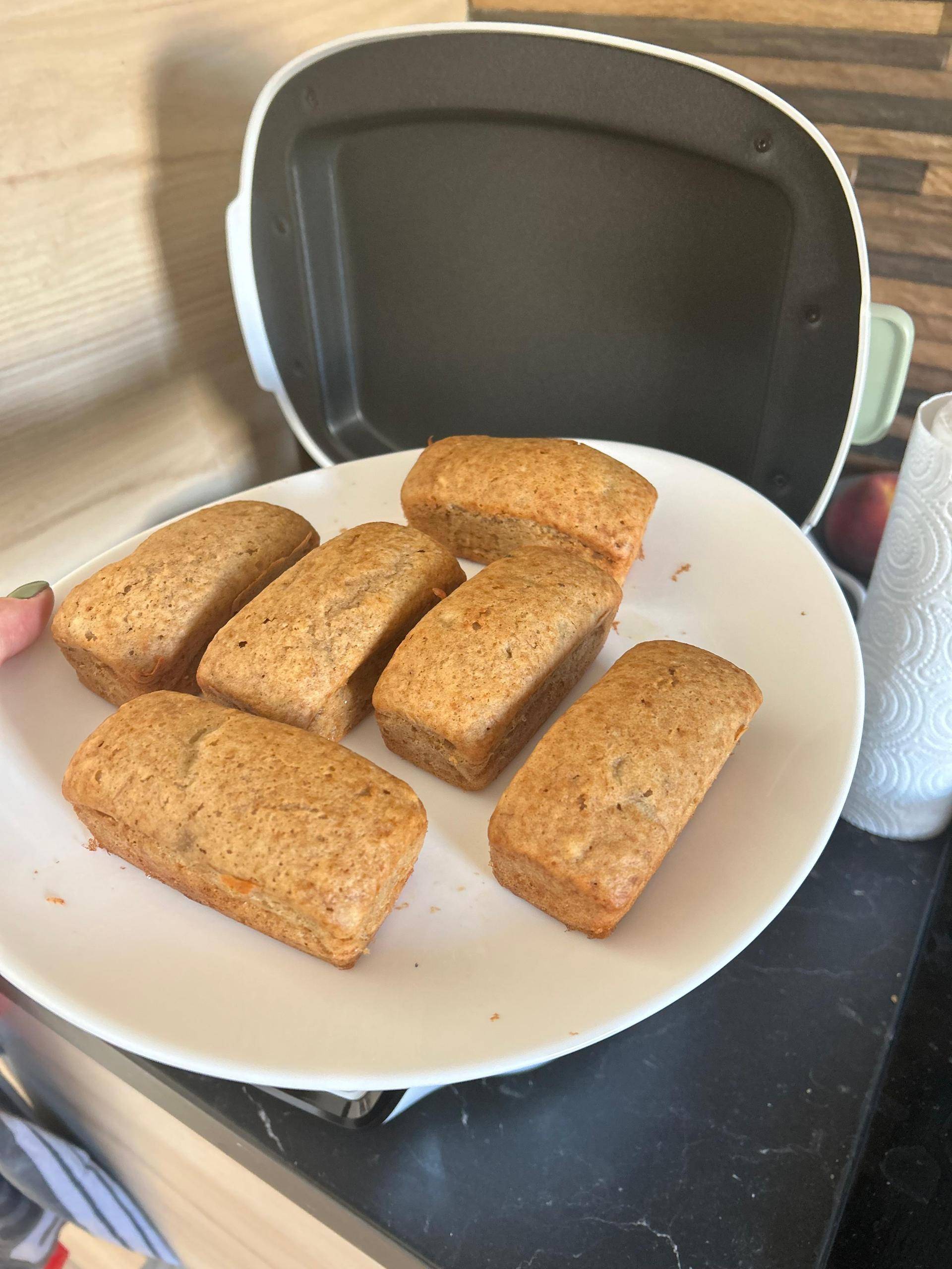 Mini banana bread healthy - Recette Cake Factory | Tefal