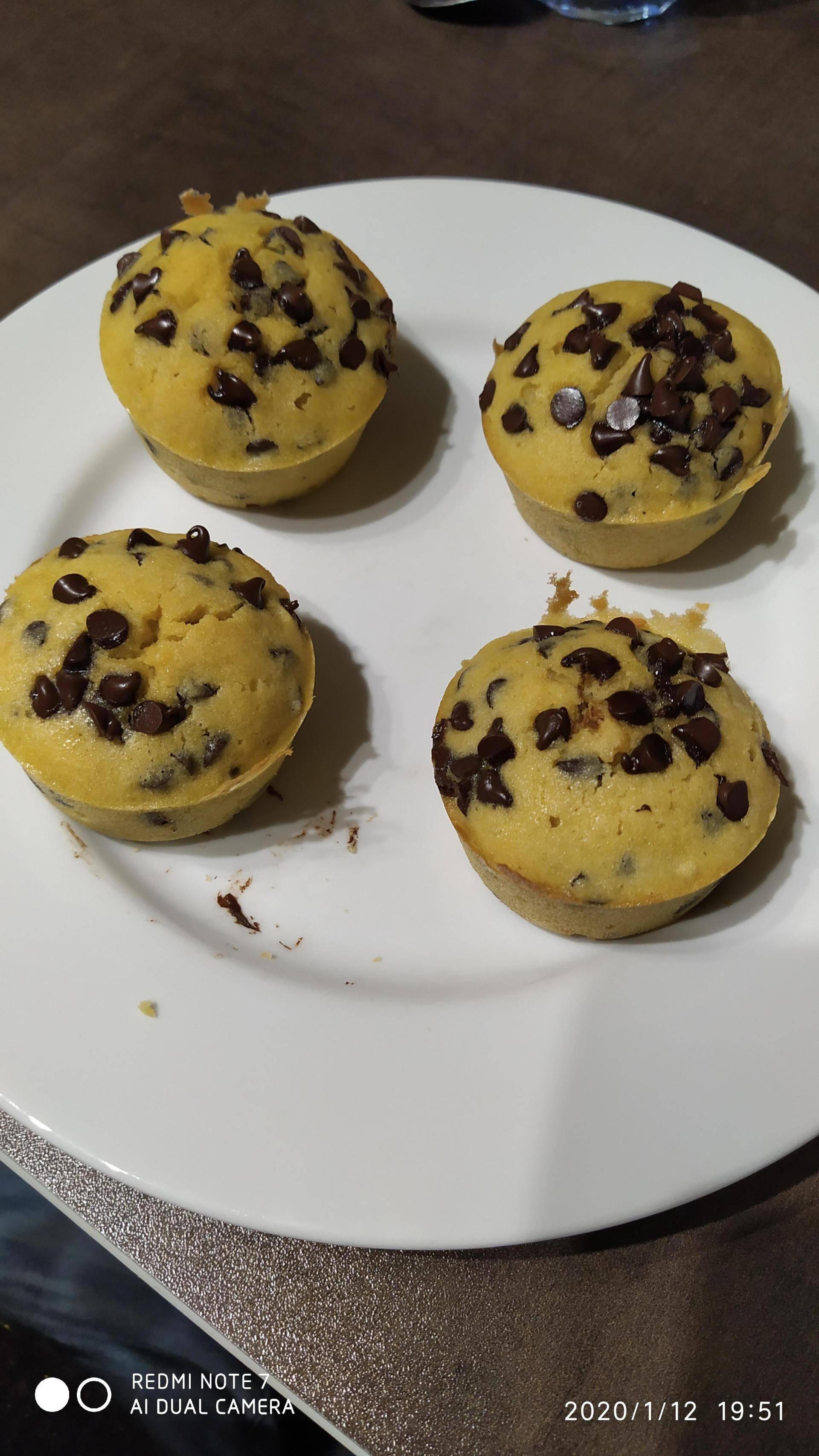 Muffins sans gluten pépites chocolat - Recepten Cake Factory | Tefal