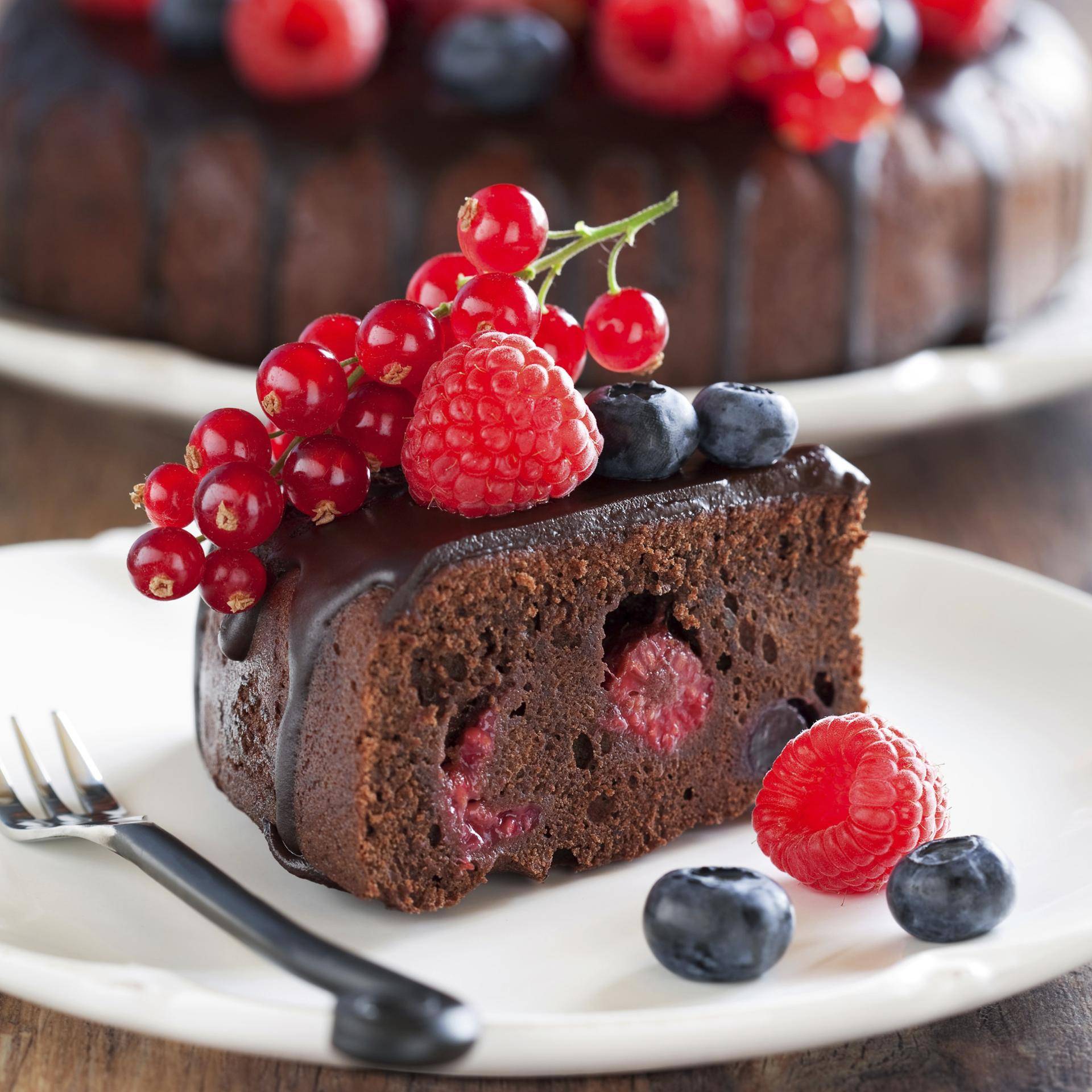 Gâteau au chocolat et aux framboises - Recepten Balance de cuisine | Tefal