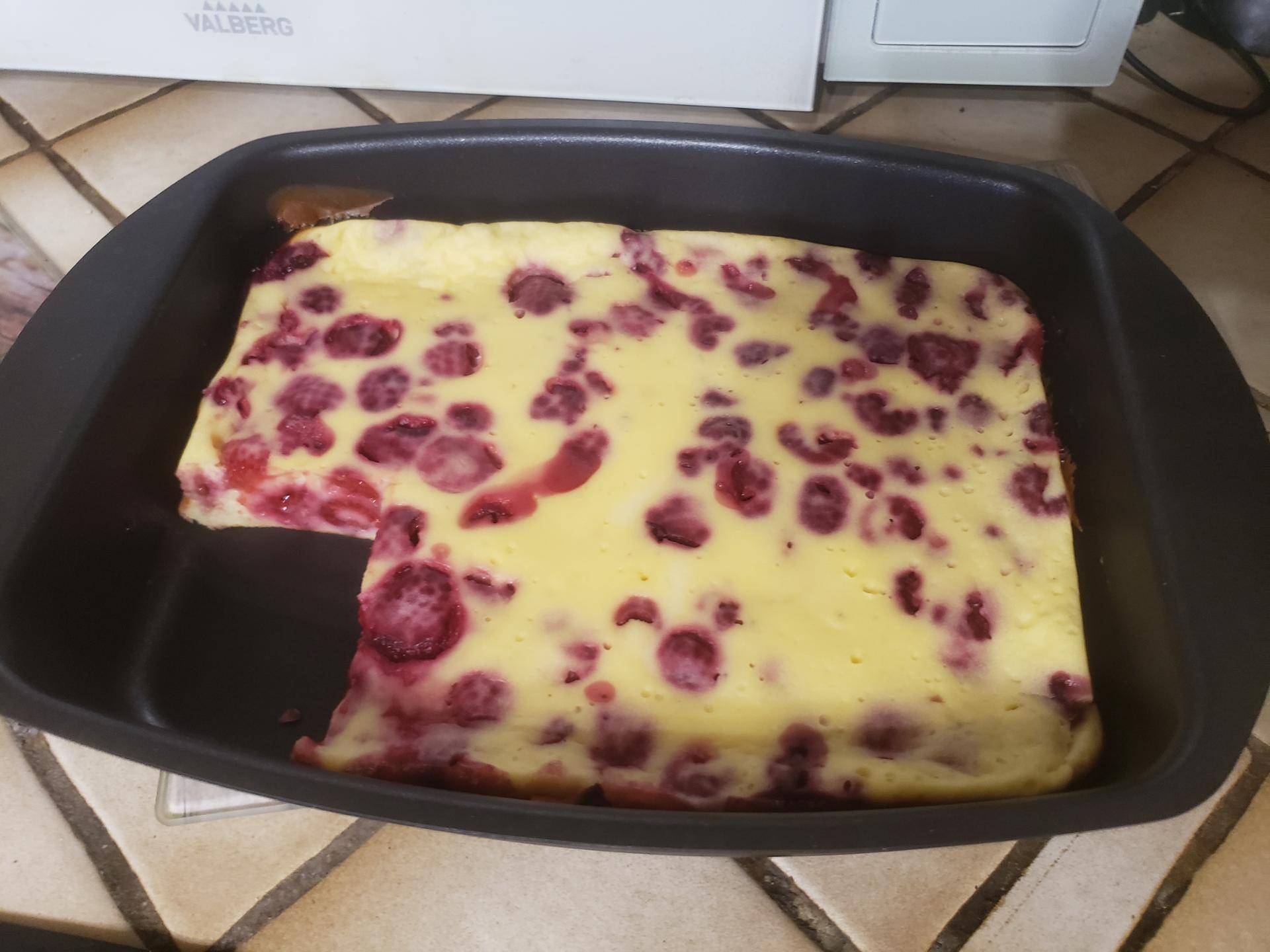 Gâteau fromage blanc framboises - Recepten Cake Factory | Tefal